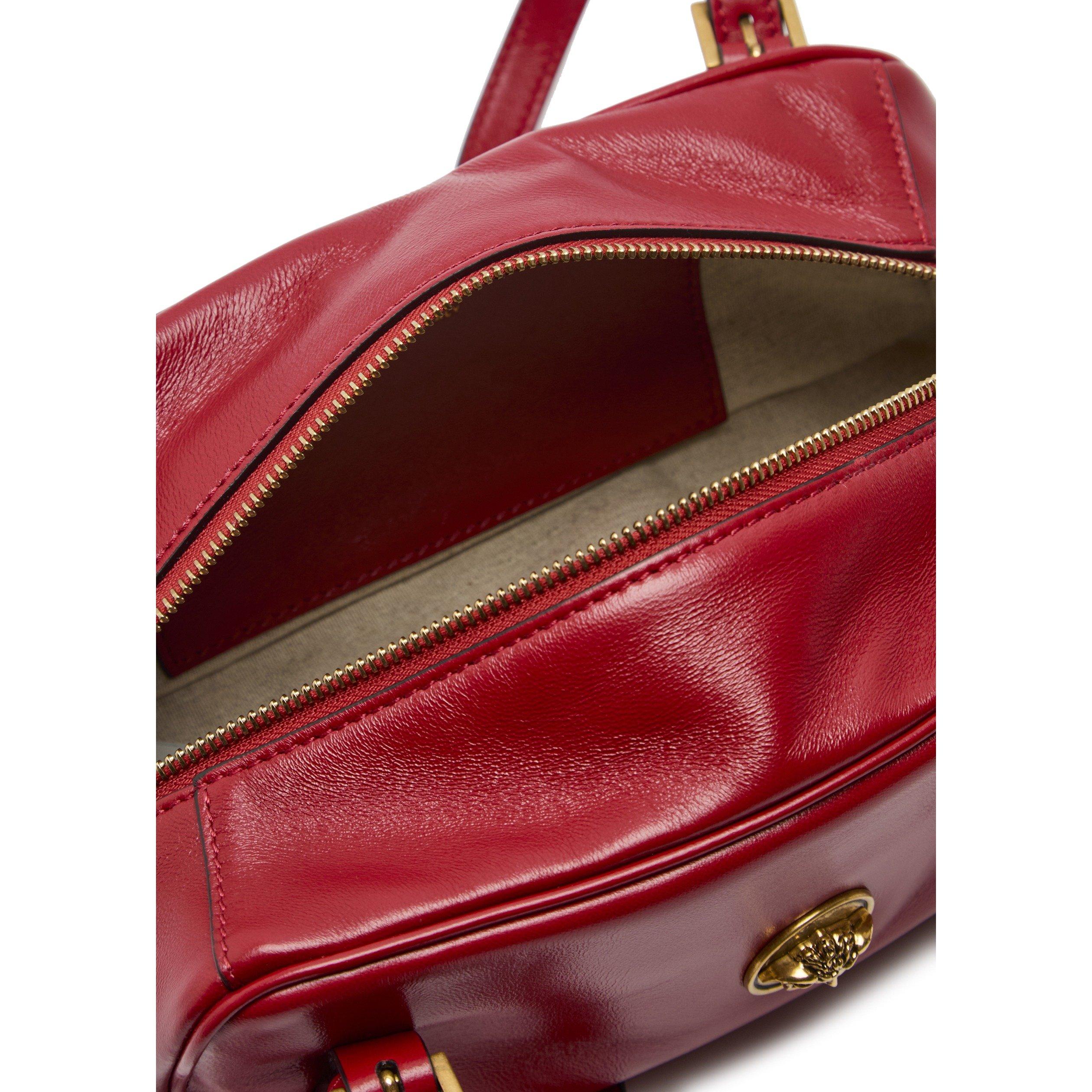 RED - Versace - LAMB LEATHER SMALL SHOULDER BA - 5
