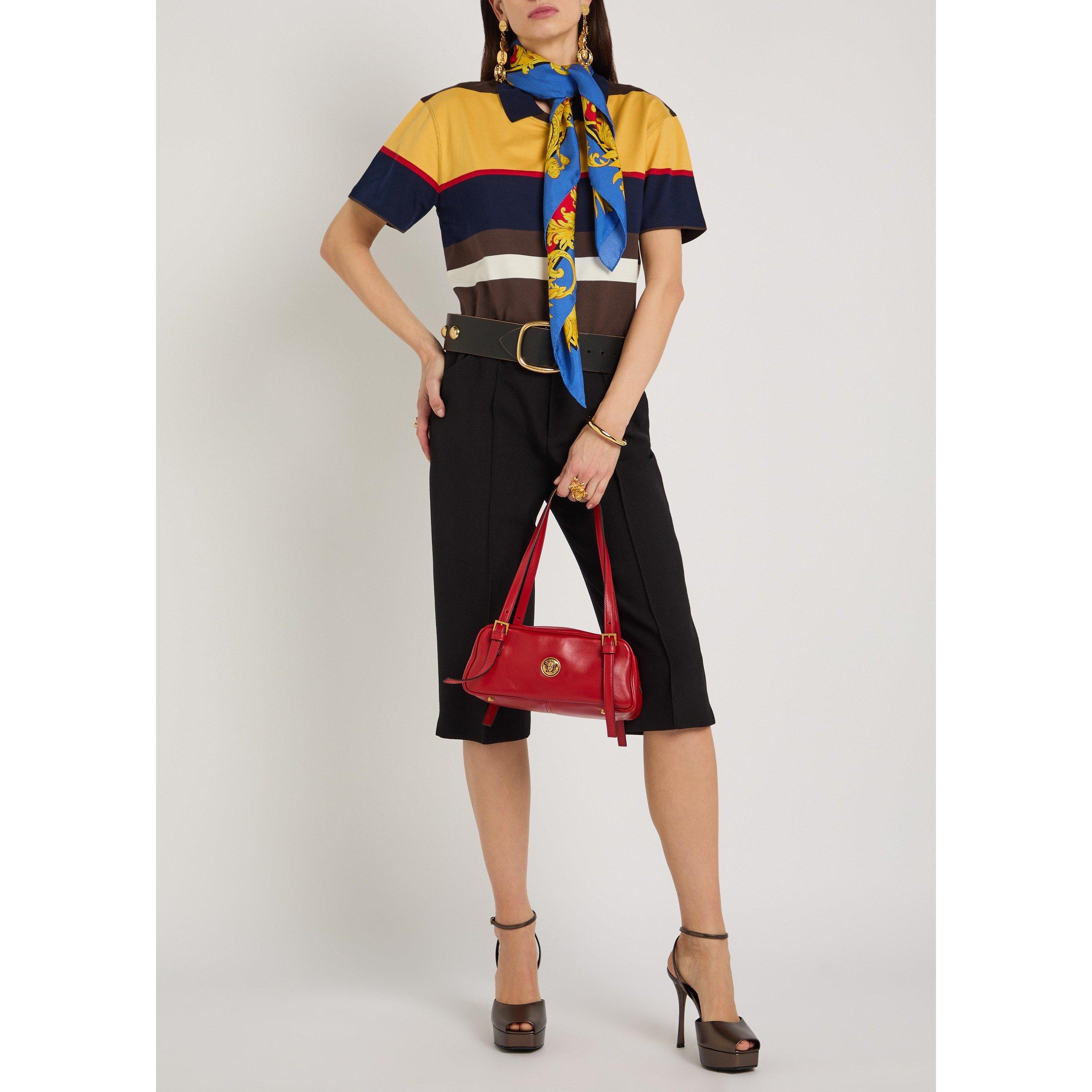 RED - Versace - LAMB LEATHER SMALL SHOULDER BA - 6