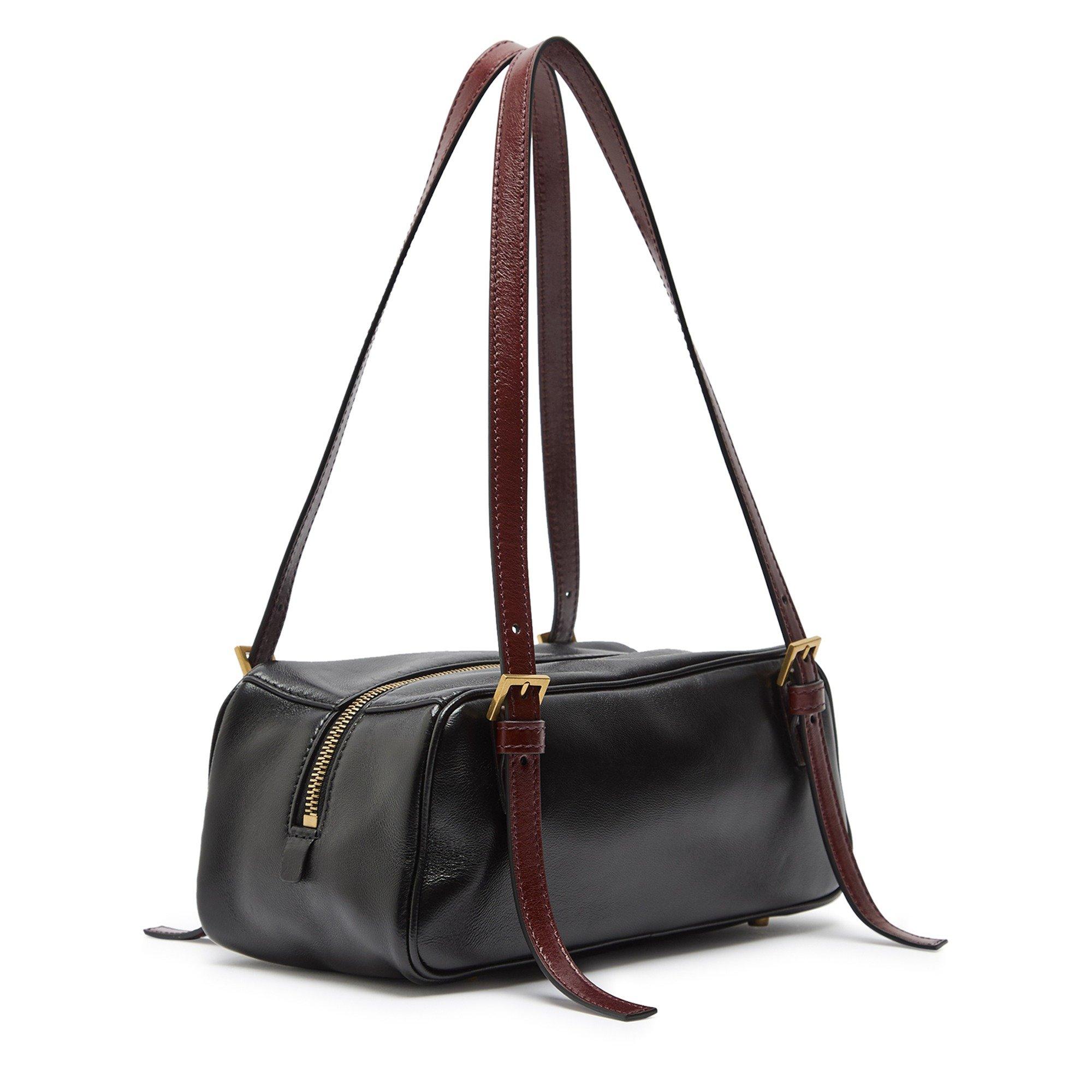 BLACK - Versace - LEATHER SMALL SHOULDER BAG - 2