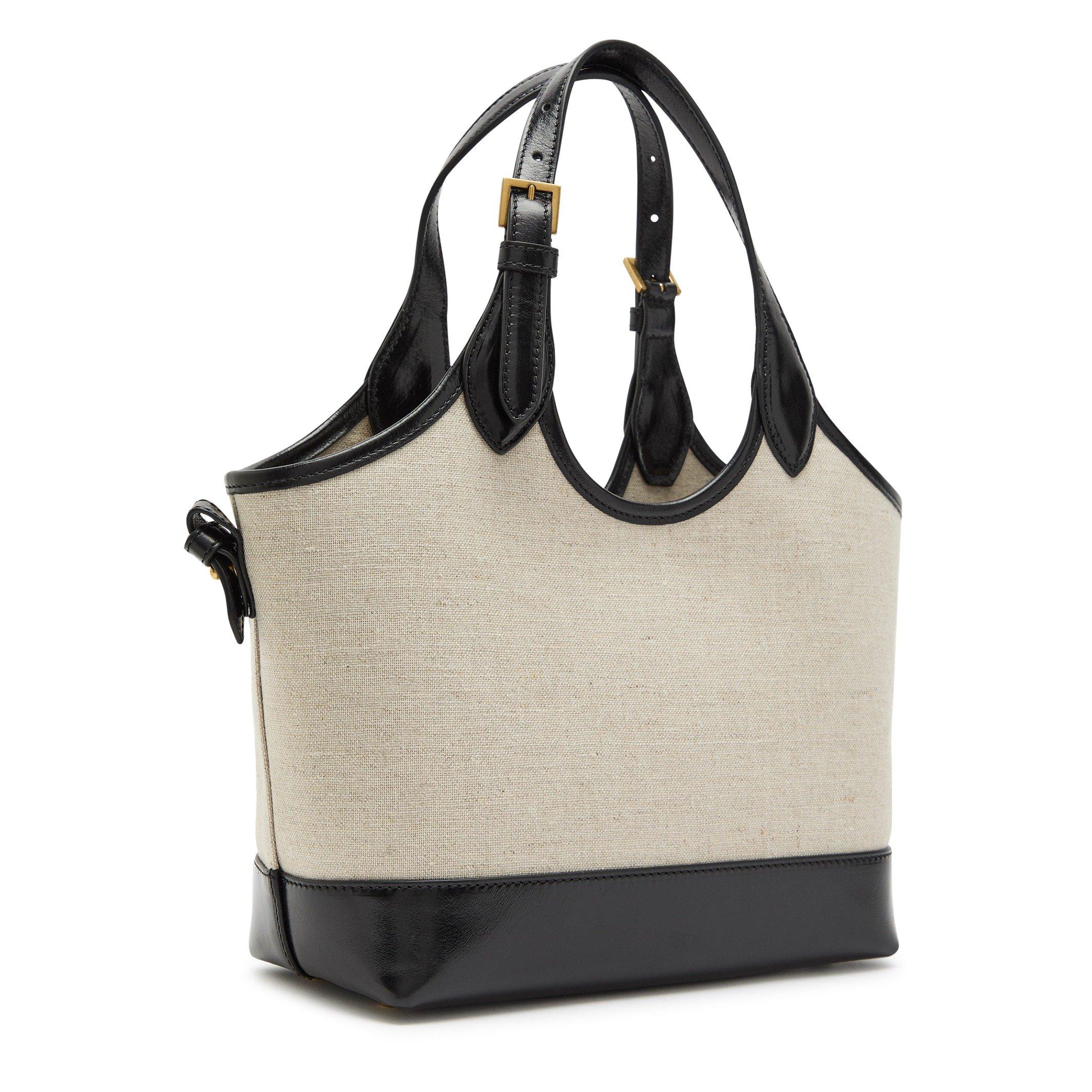 BLACK - Versace - CANVAS SMALL TOTE - 2