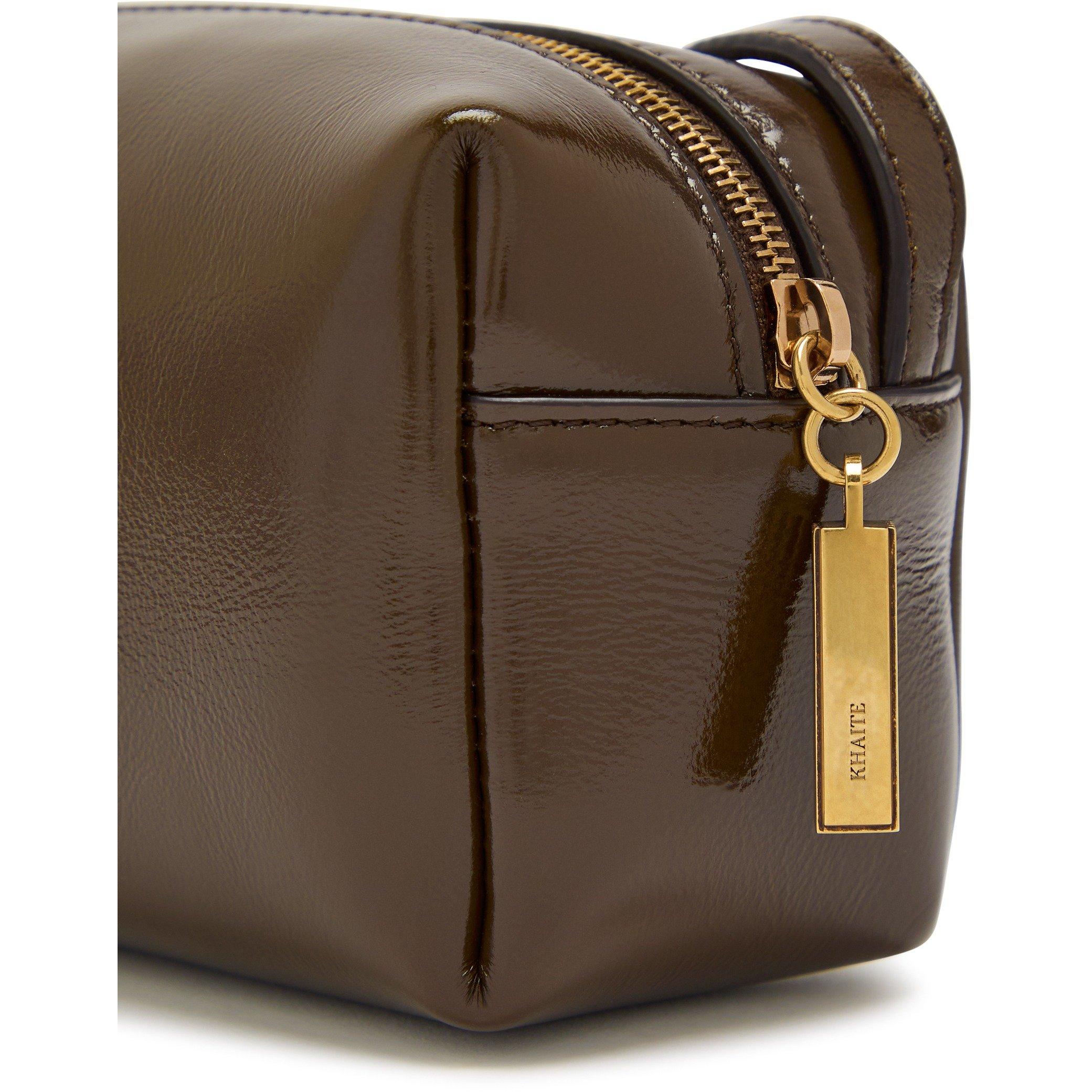 DARK BROWN - Khaite - Women's Kye Mini Crossbody Bag - 4