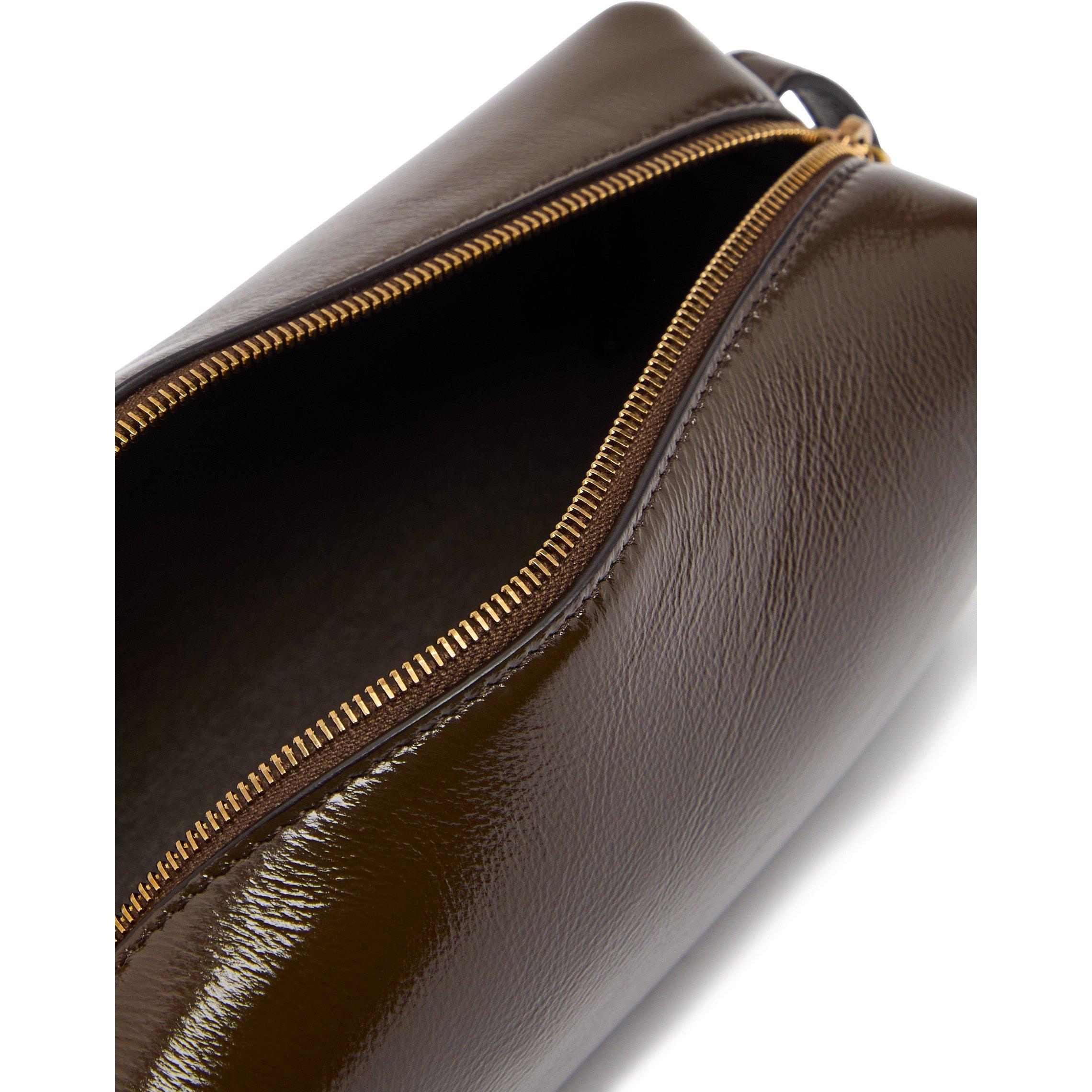 DARK BROWN - Khaite - Women's Kye Mini Crossbody Bag - 5