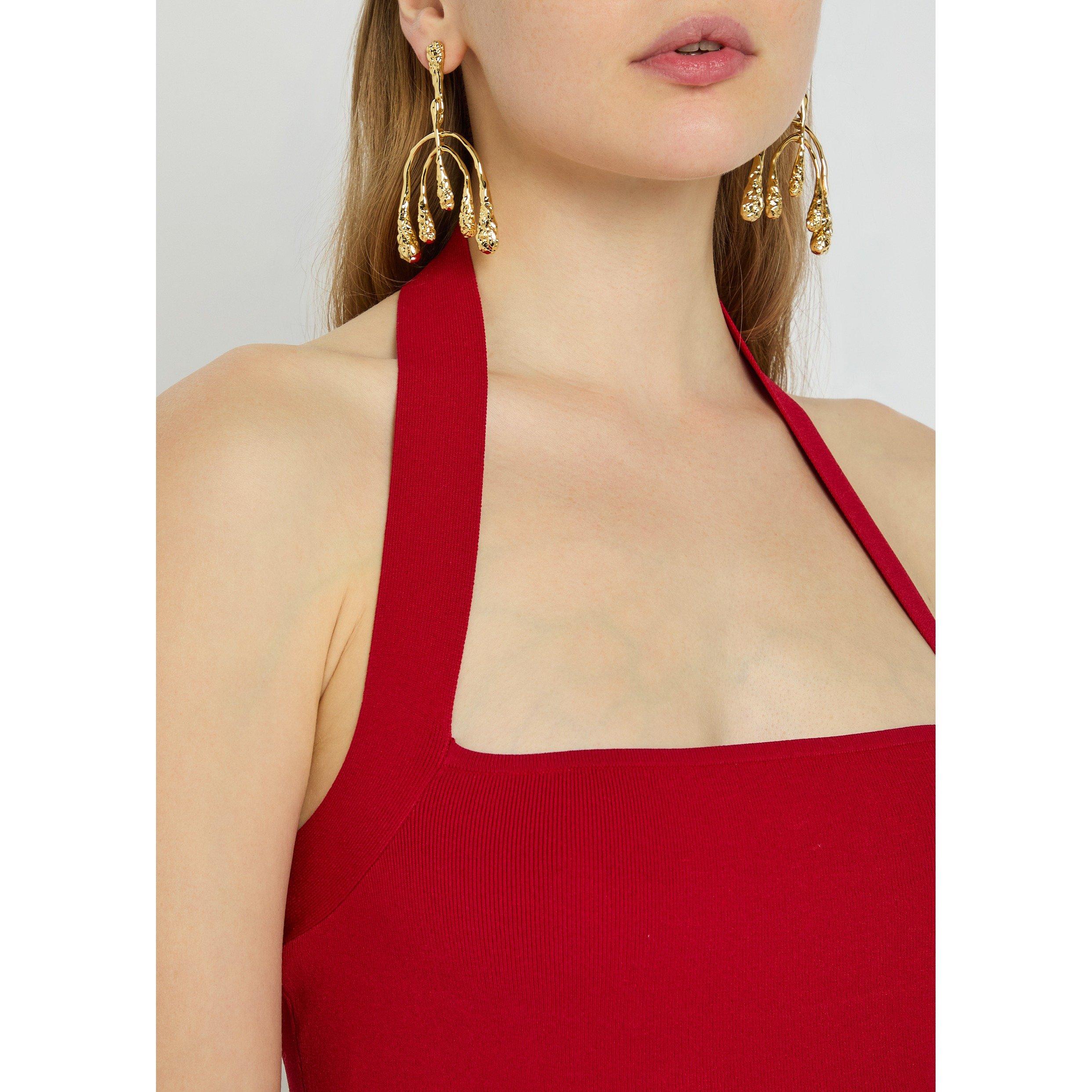 GOLD - Alexis Bittar - BRUT GOLD MEDIUM MOBILE EARRIN - 3