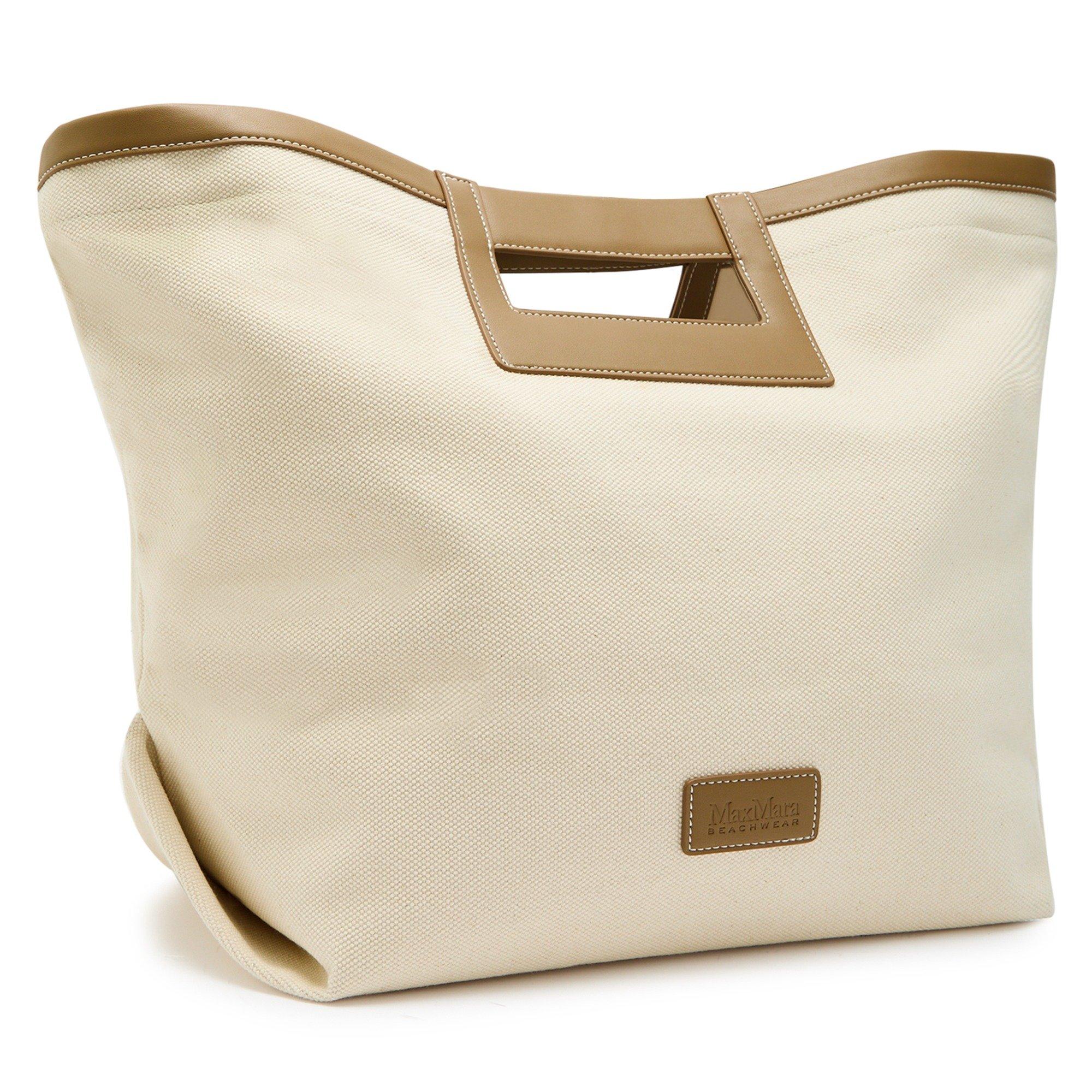 CAMEL - Max Mara - ACC BCHECRU BEACH BAG - 2