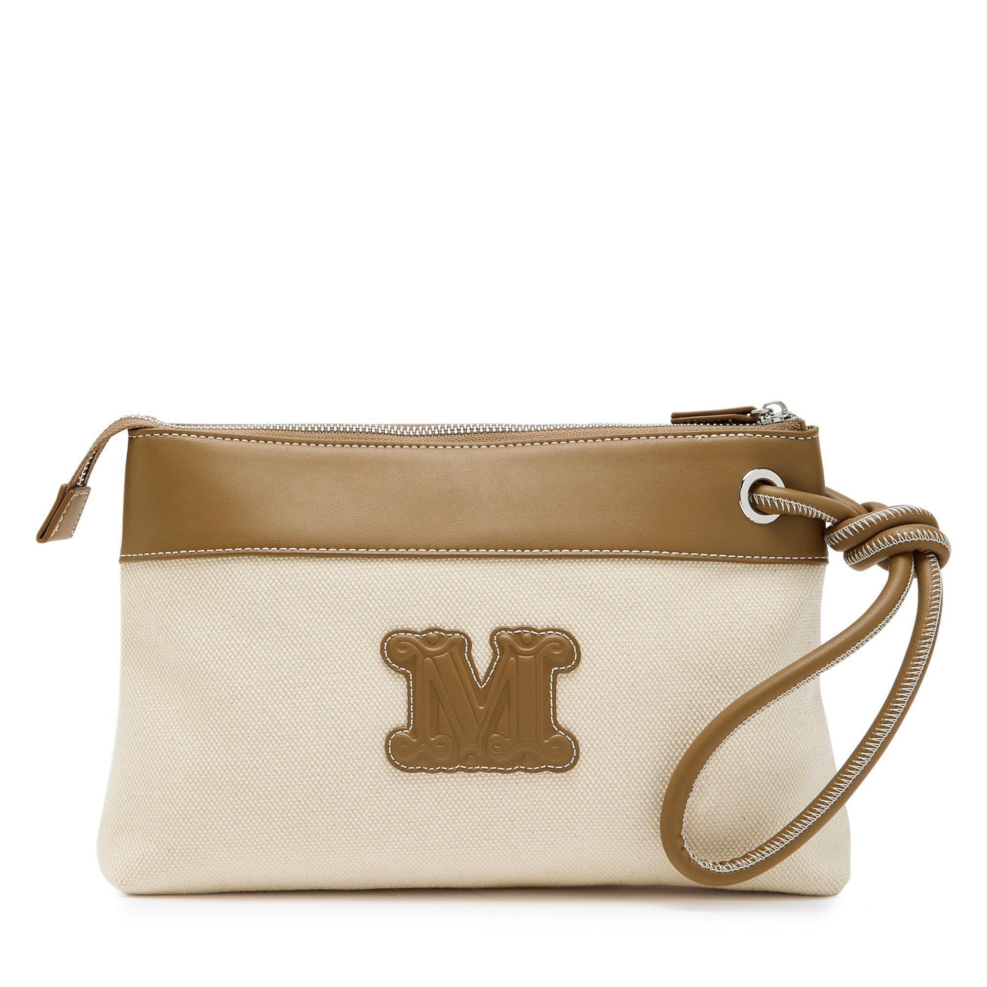CAMEL - Max Mara - ACC BCHFRISIA BEACH CLUTCH
