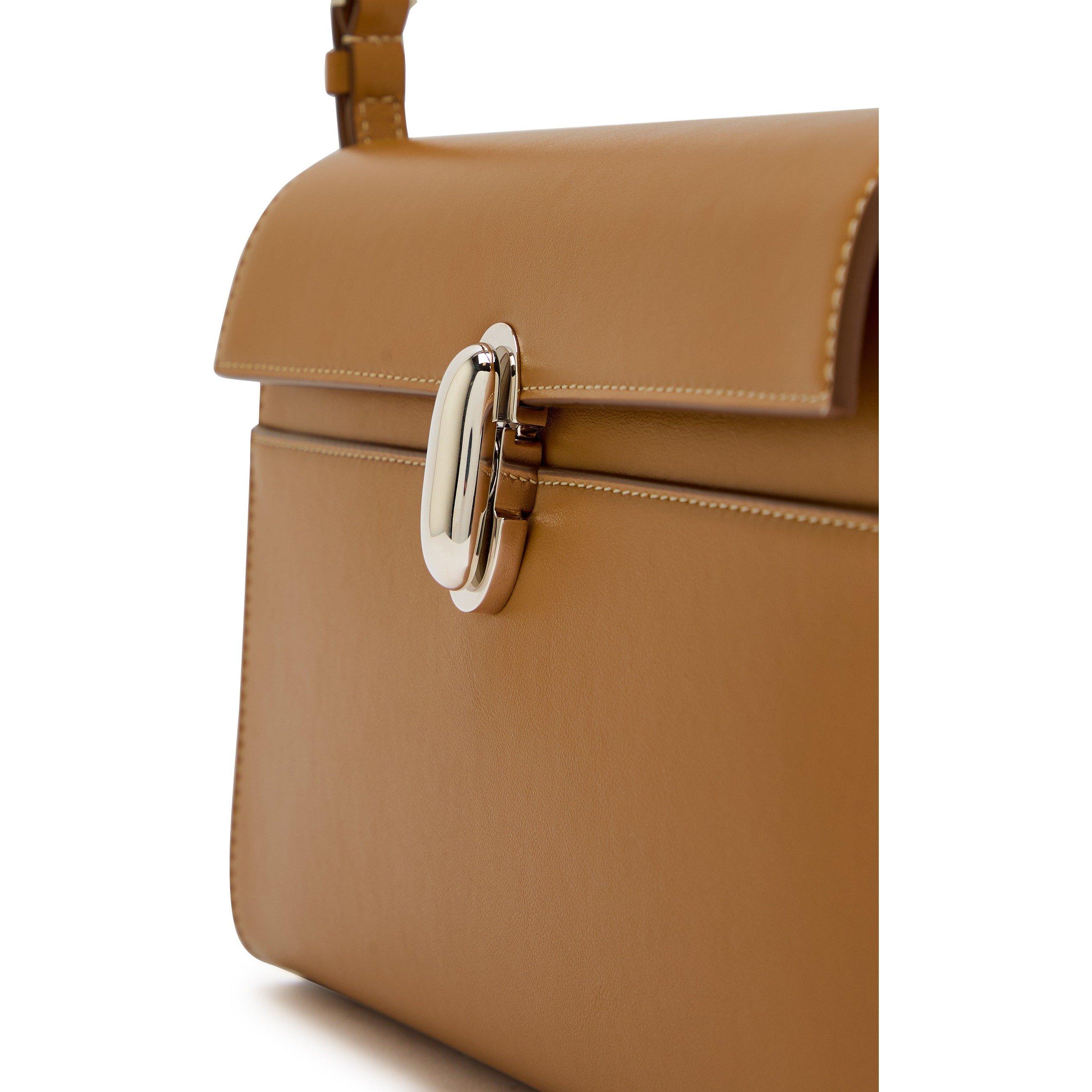 ORANGE - Savette - SYMMETRY SMOOTH SHOULDER BAG - 4