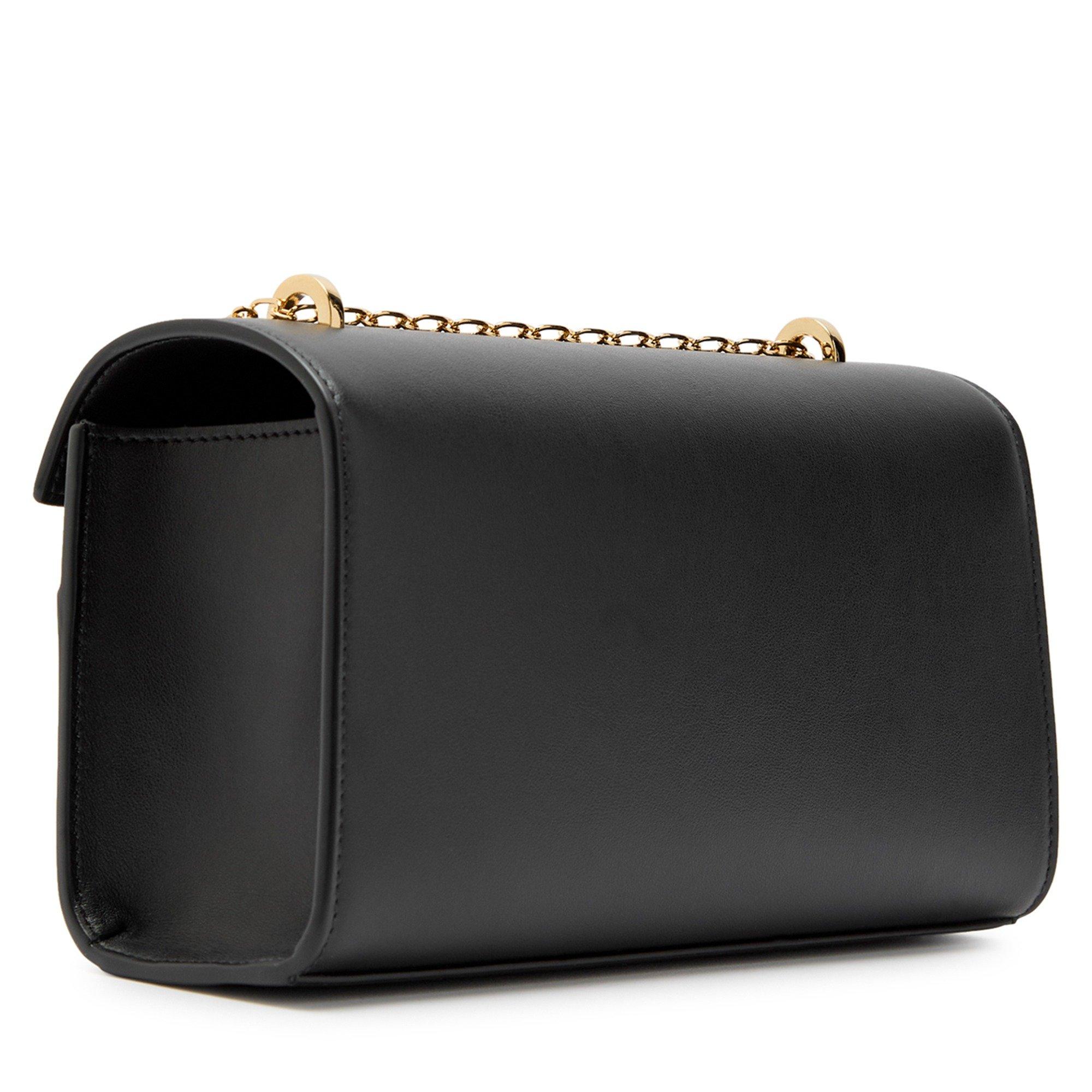 BLACK - Savette - SYMMETRY CHAIN SMOOTH POCHETTE - 2