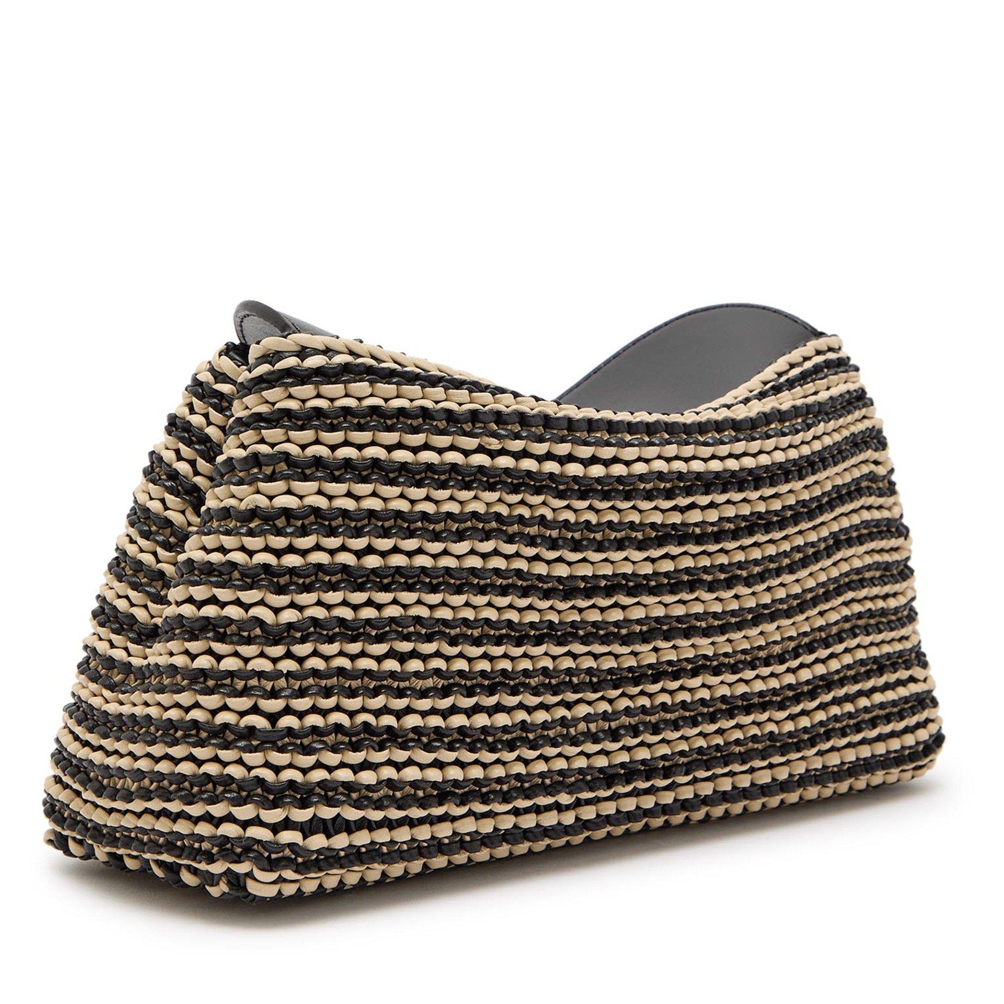 BLACK - Toteme - T-LOCK WOVEN LEATHER - 2