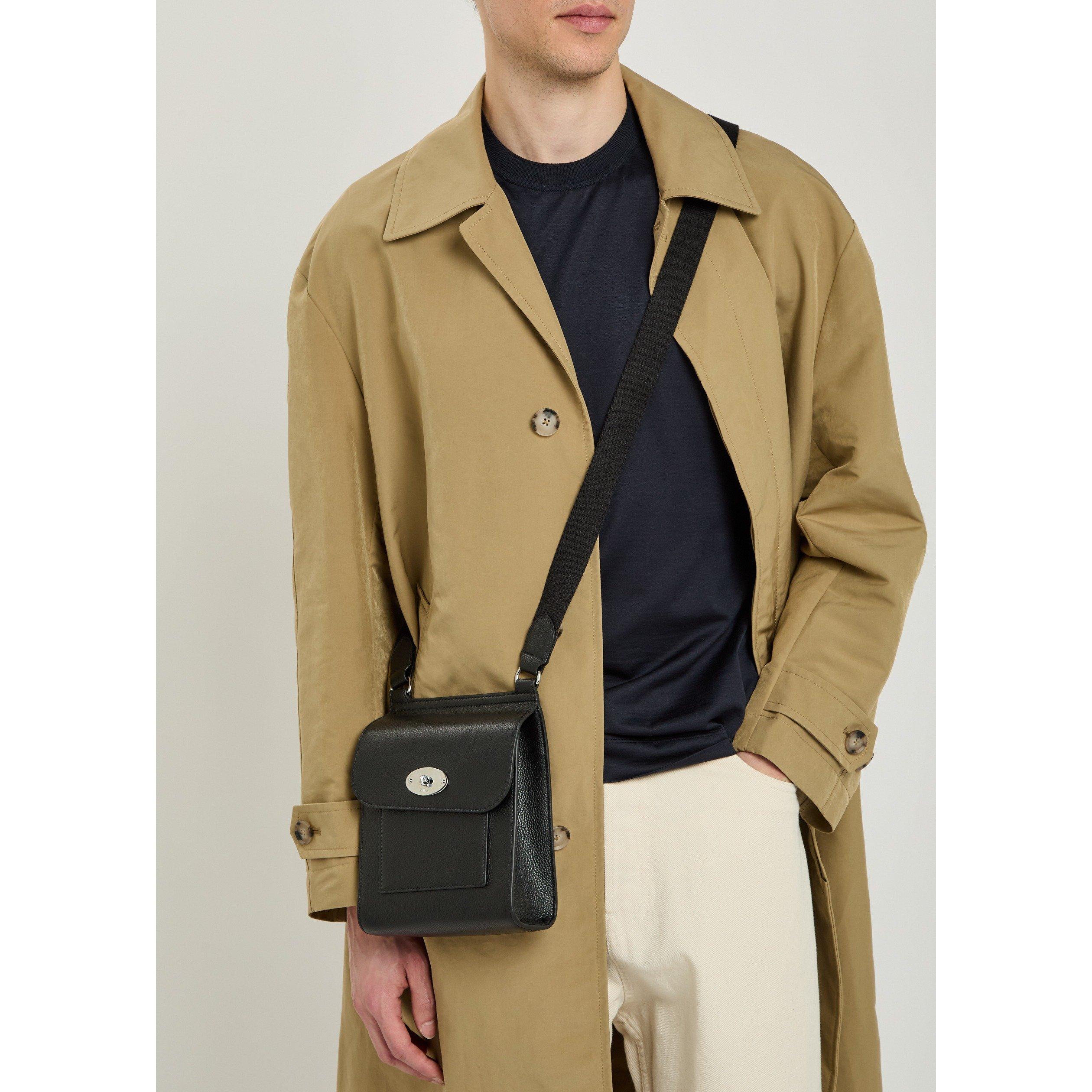 BLACK - Mulberry - SMALL ANTONY LEATHER MESSENGER BAG - 3