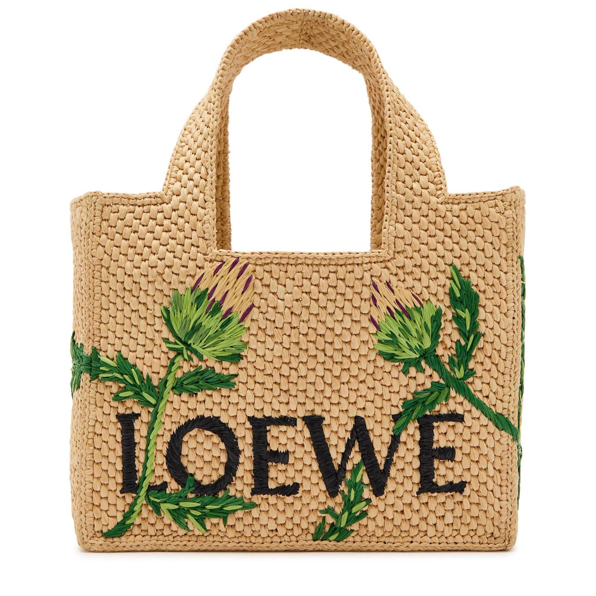 NATURAL - Loewe - LOEWE FONT TOTE ARTICHOKE S - 1