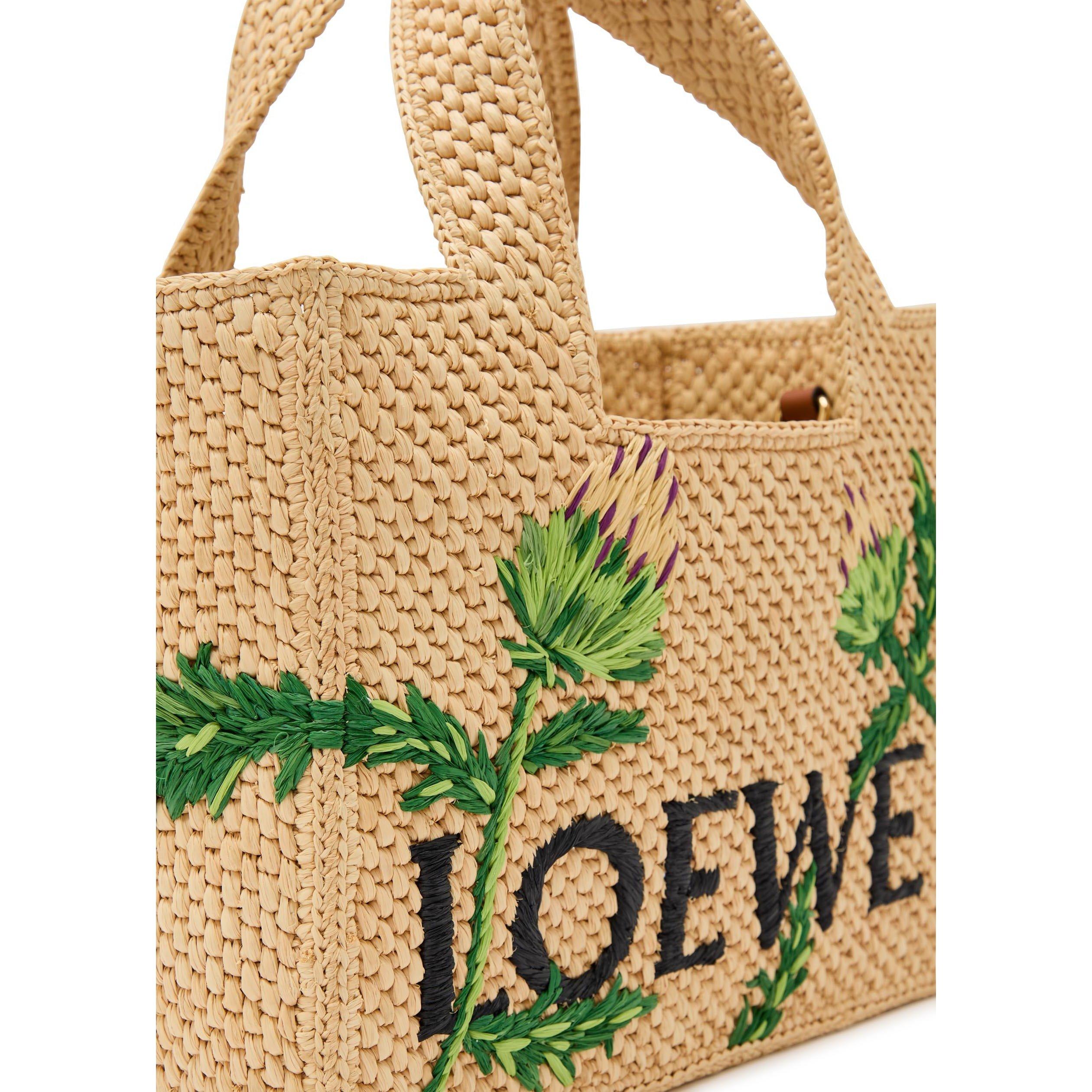 NATURAL - Loewe - LOEWE FONT TOTE ARTICHOKE S - 4