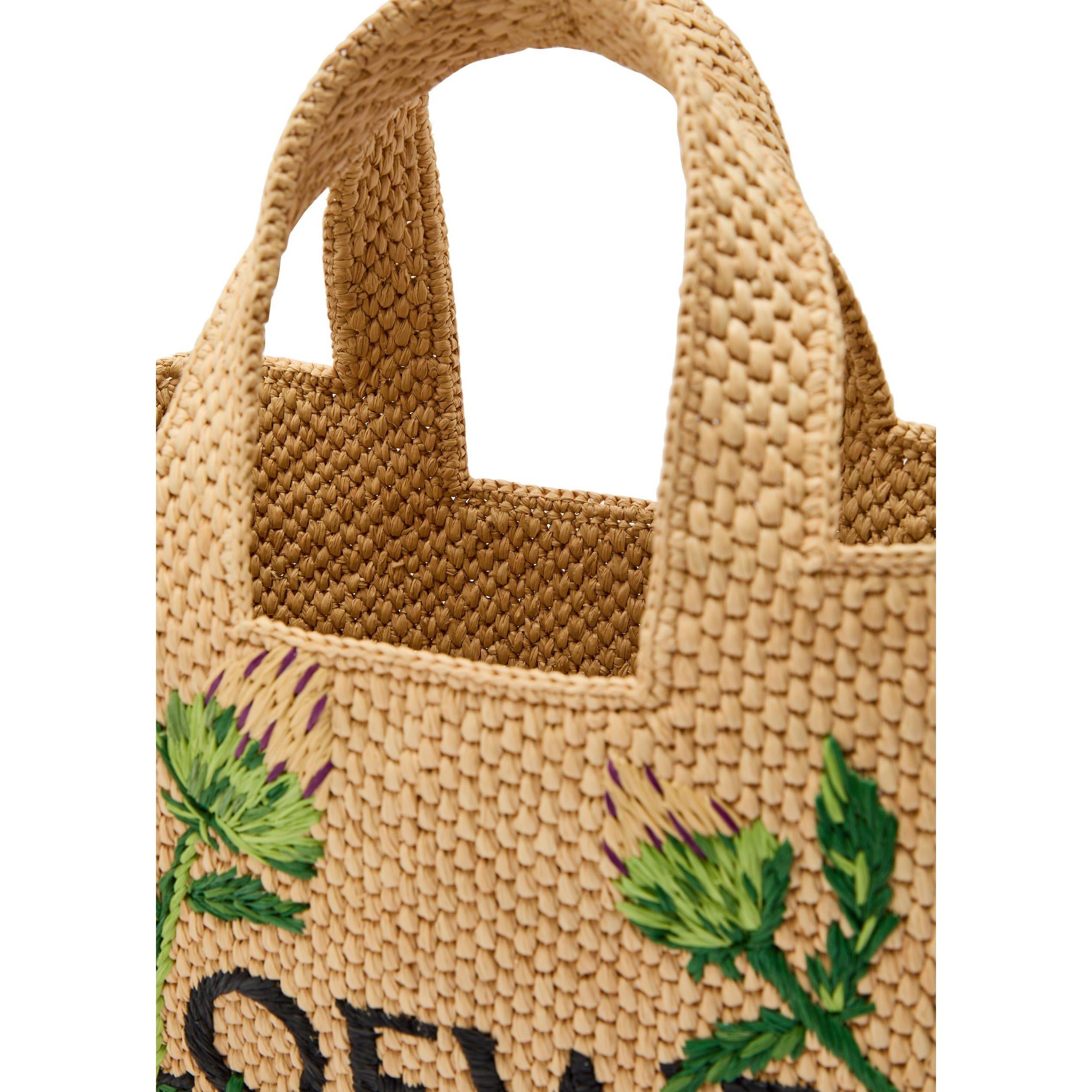 NATURAL - Loewe - LOEWE FONT TOTE ARTICHOKE S - 5