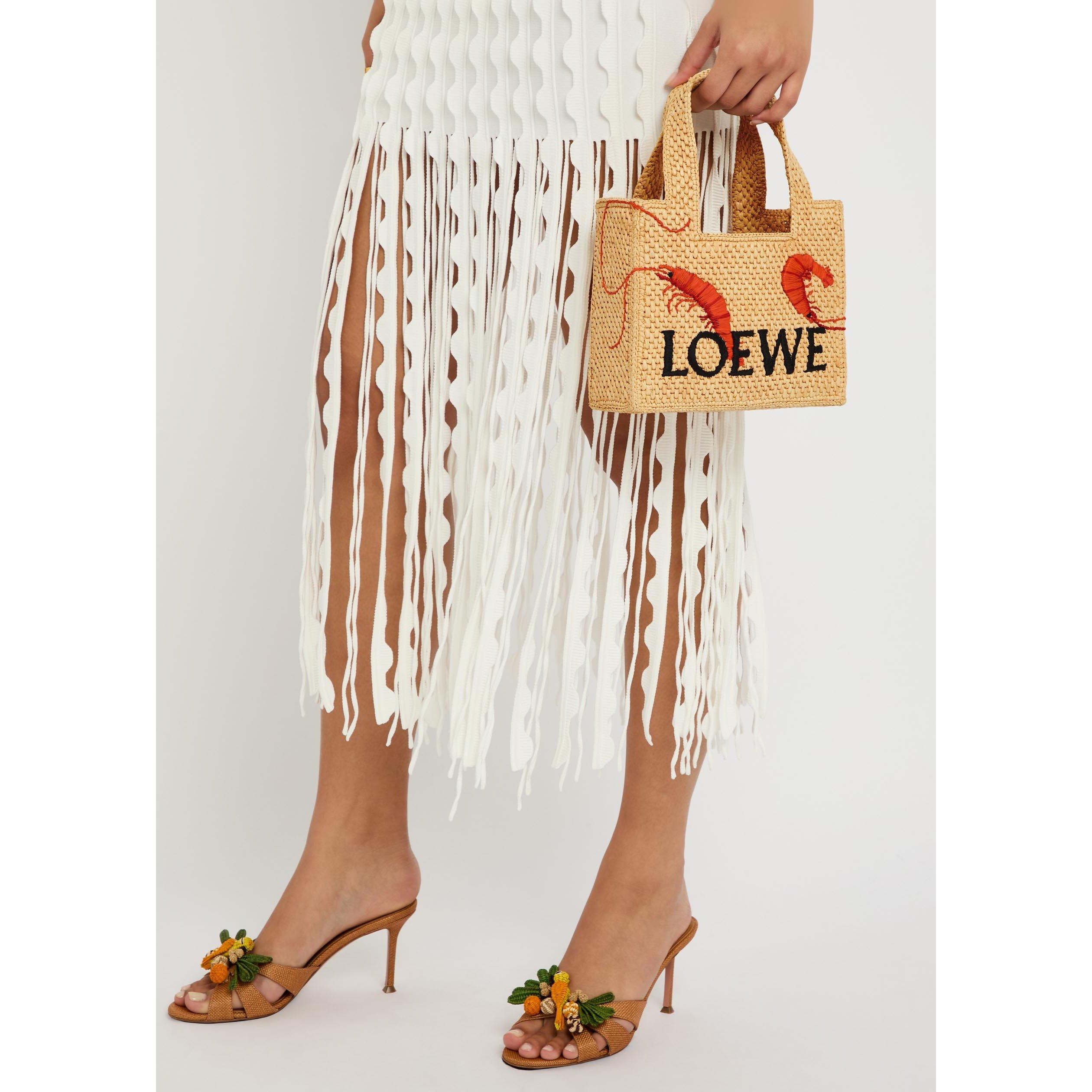NATURAL - LOEWE - LOEWE FONT TOTE SHRIMP MINI - 3