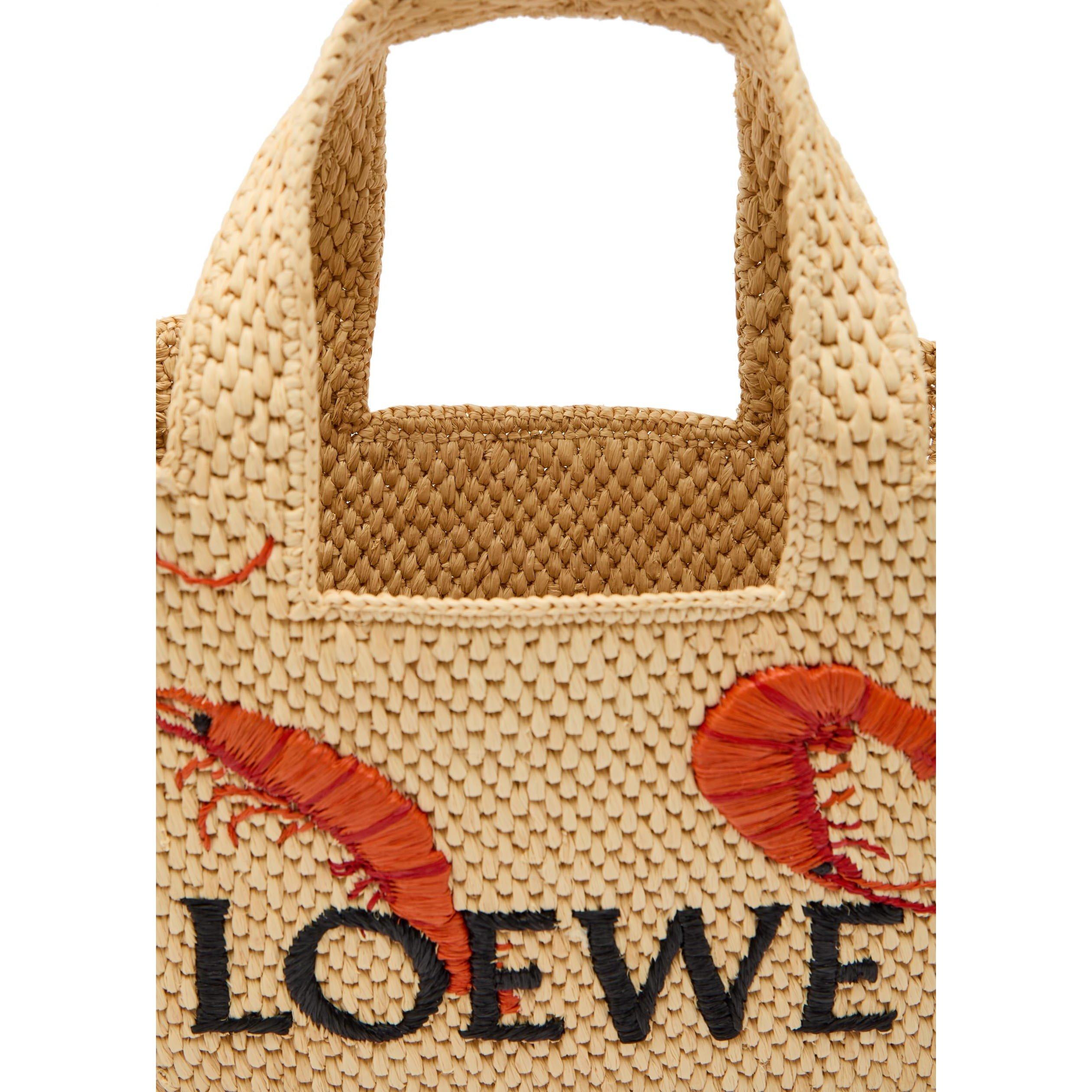 NATURAL - LOEWE - LOEWE FONT TOTE SHRIMP MINI - 5