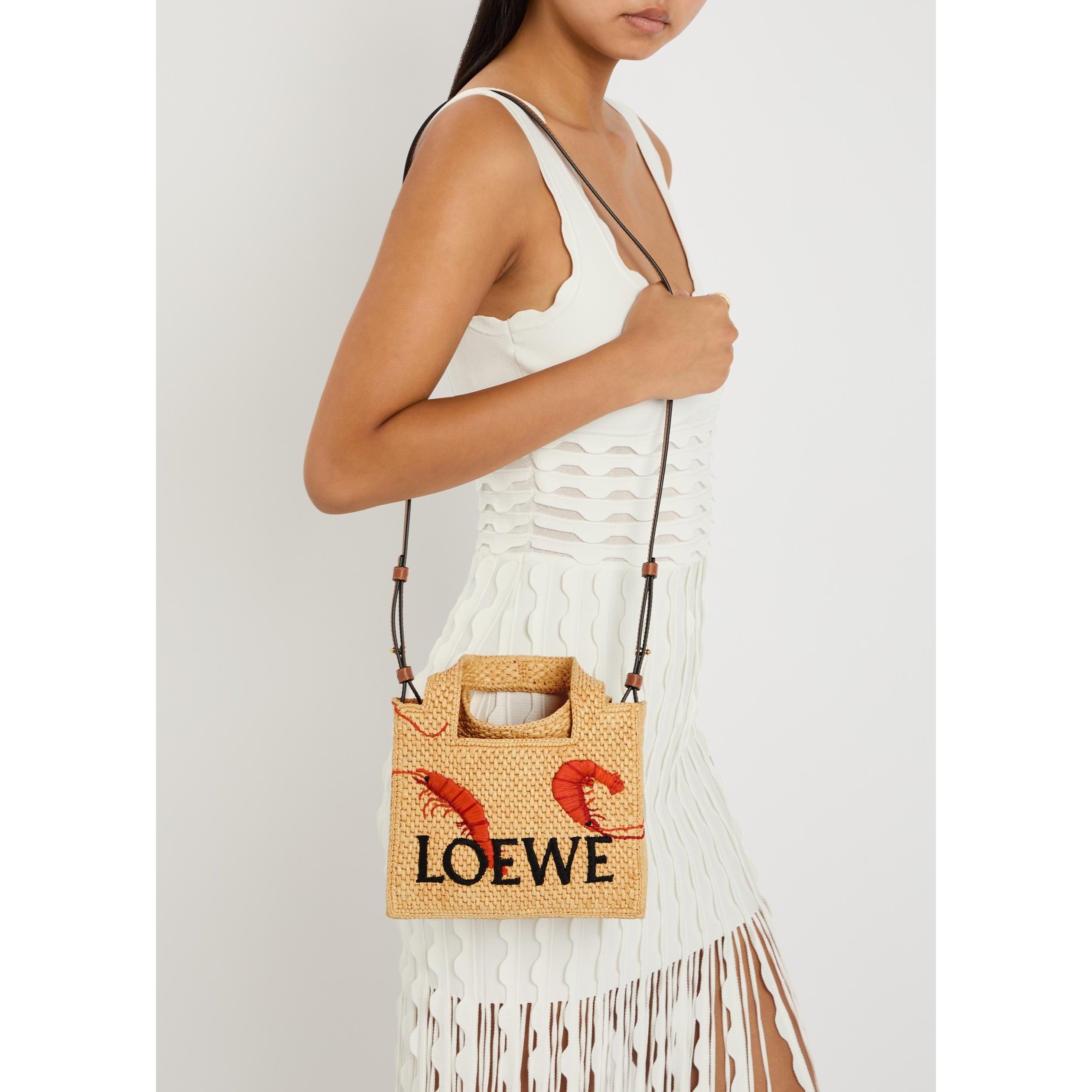 NATURAL - LOEWE - LOEWE FONT TOTE SHRIMP MINI - 6