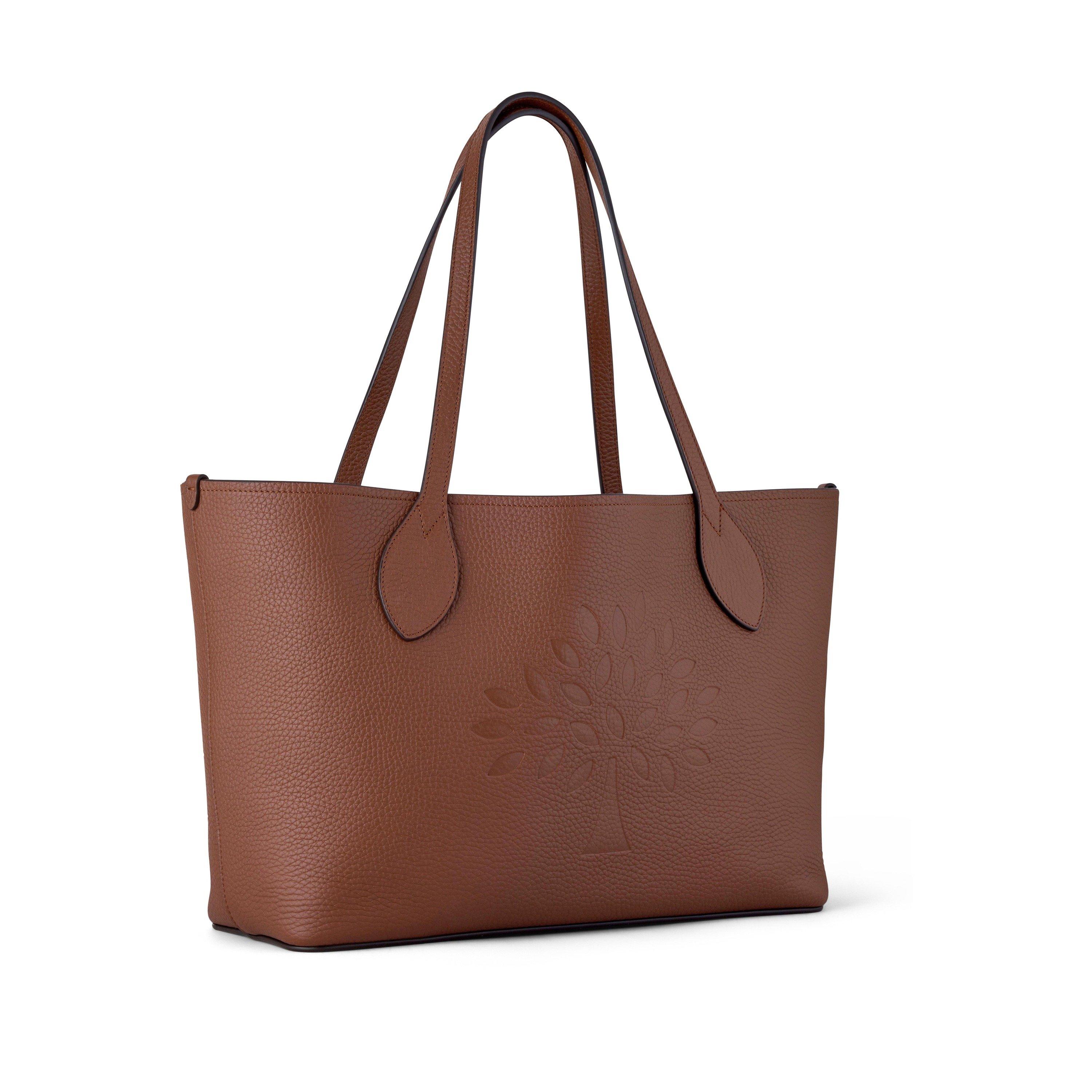 BROWN - Mulberry - Women's Tree Heavy Grain Leather Tote Bag - 2