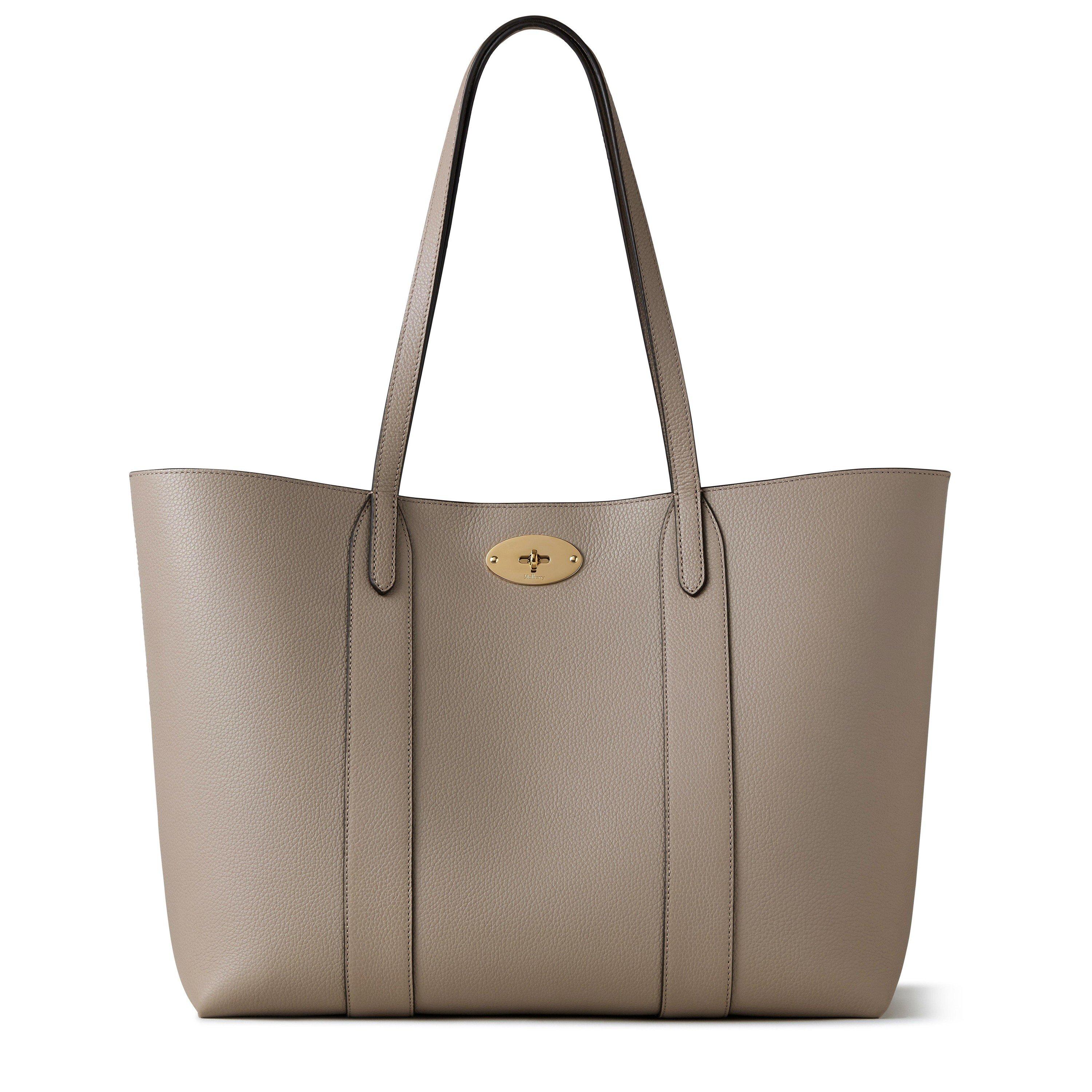 TAUPE - Mulberry - BAYSWATER GRAIN SMALL TOTE