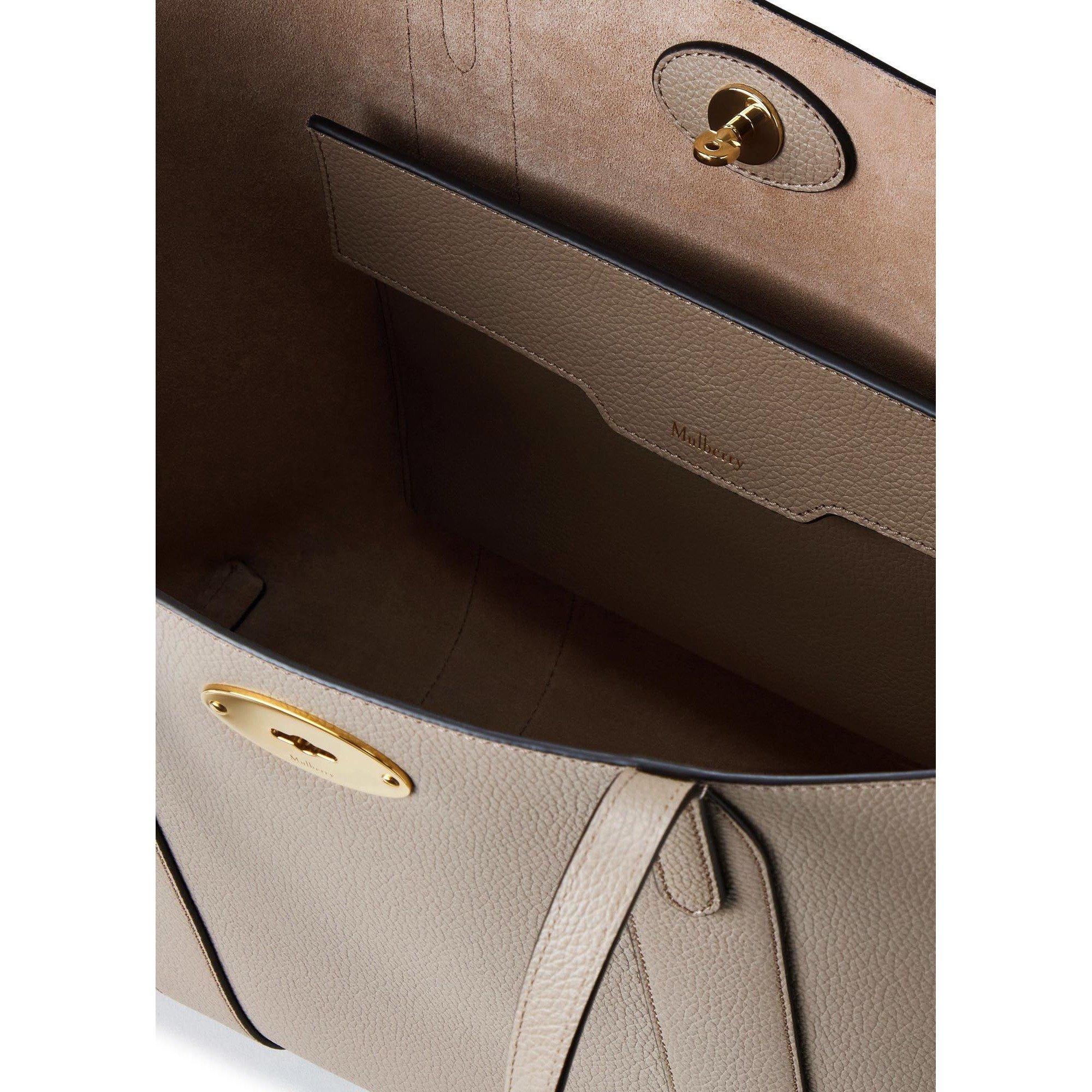 TAUPE - Mulberry - BAYSWATER GRAIN SMALL TOTE - 4