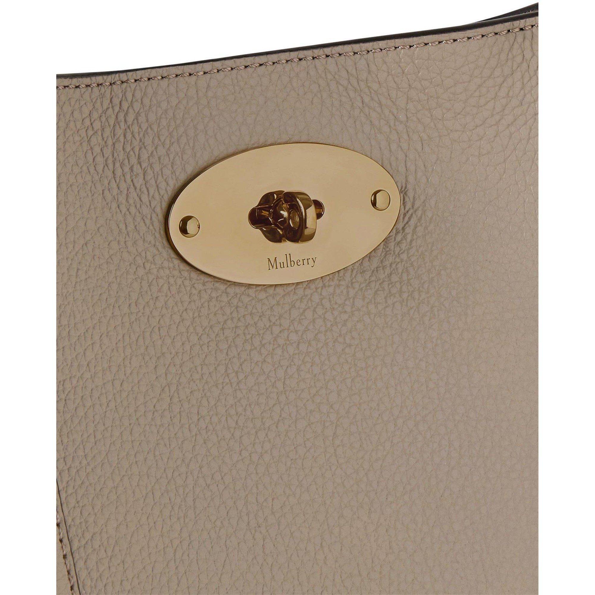 TAUPE - Mulberry - BAYSWATER GRAIN SMALL TOTE - 5