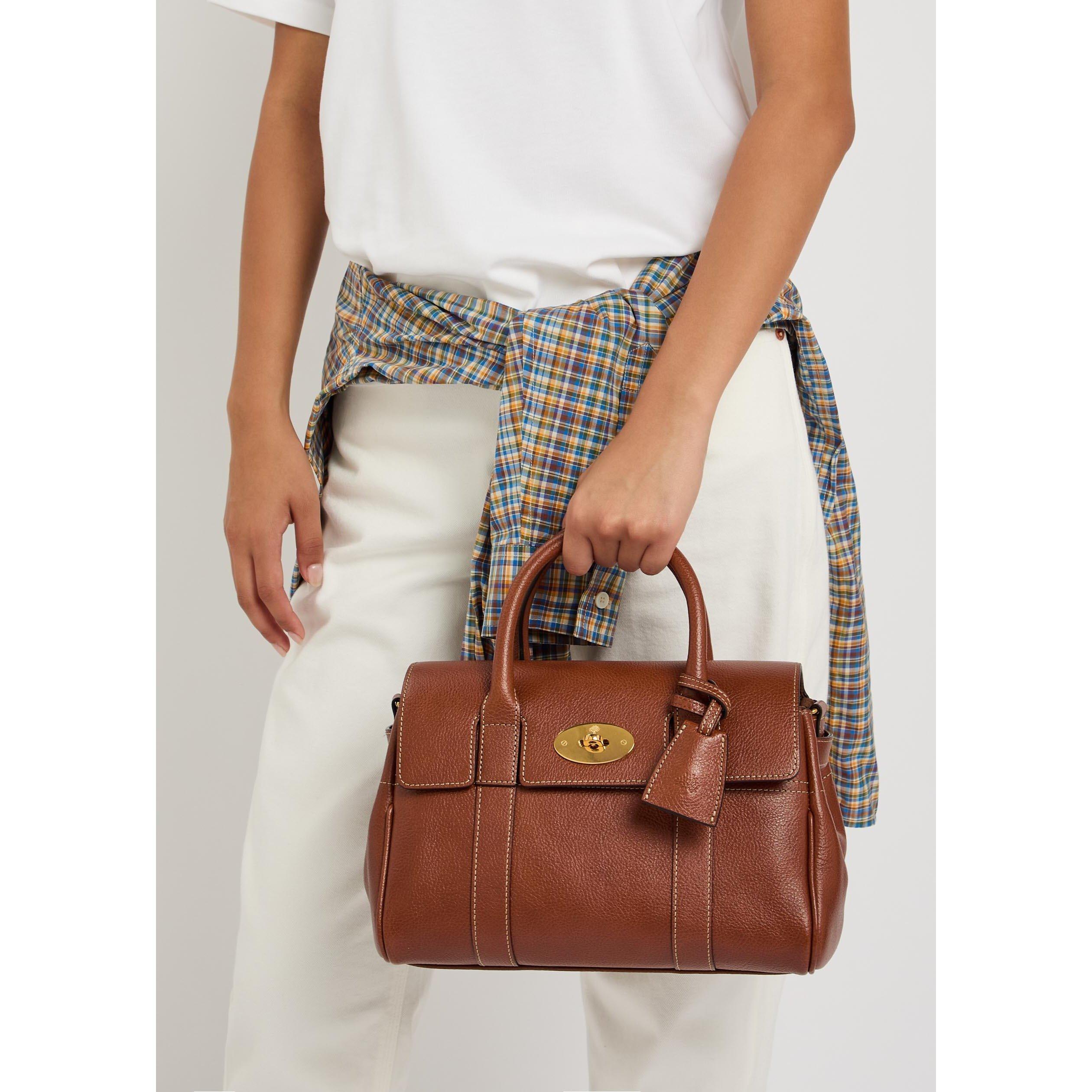 BROWN - Mulberry - BAYSWATER SMALL SATCHEL TOTE - 6
