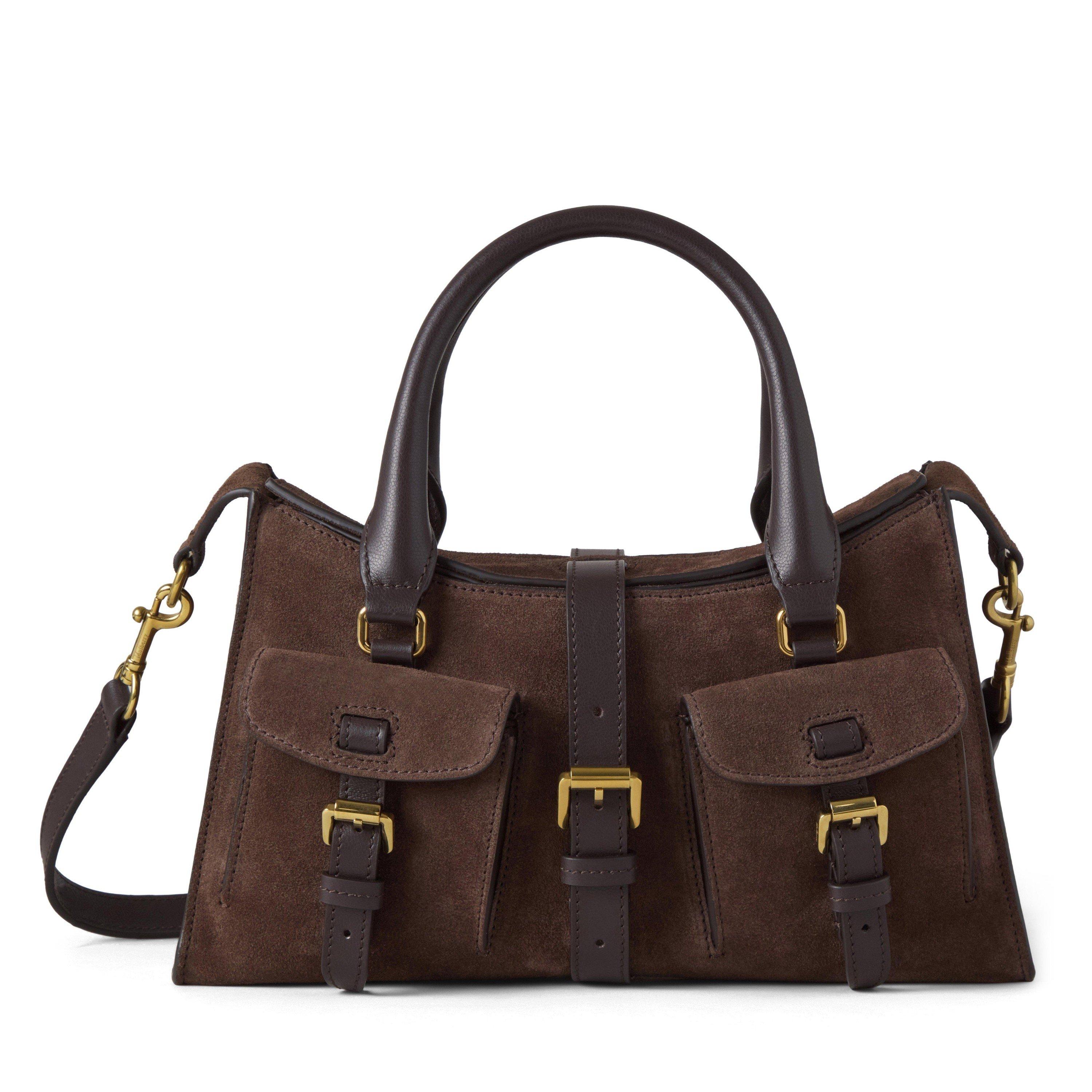 DARK BROWN - Mulberry - SMALL ROXANNE SUEDE