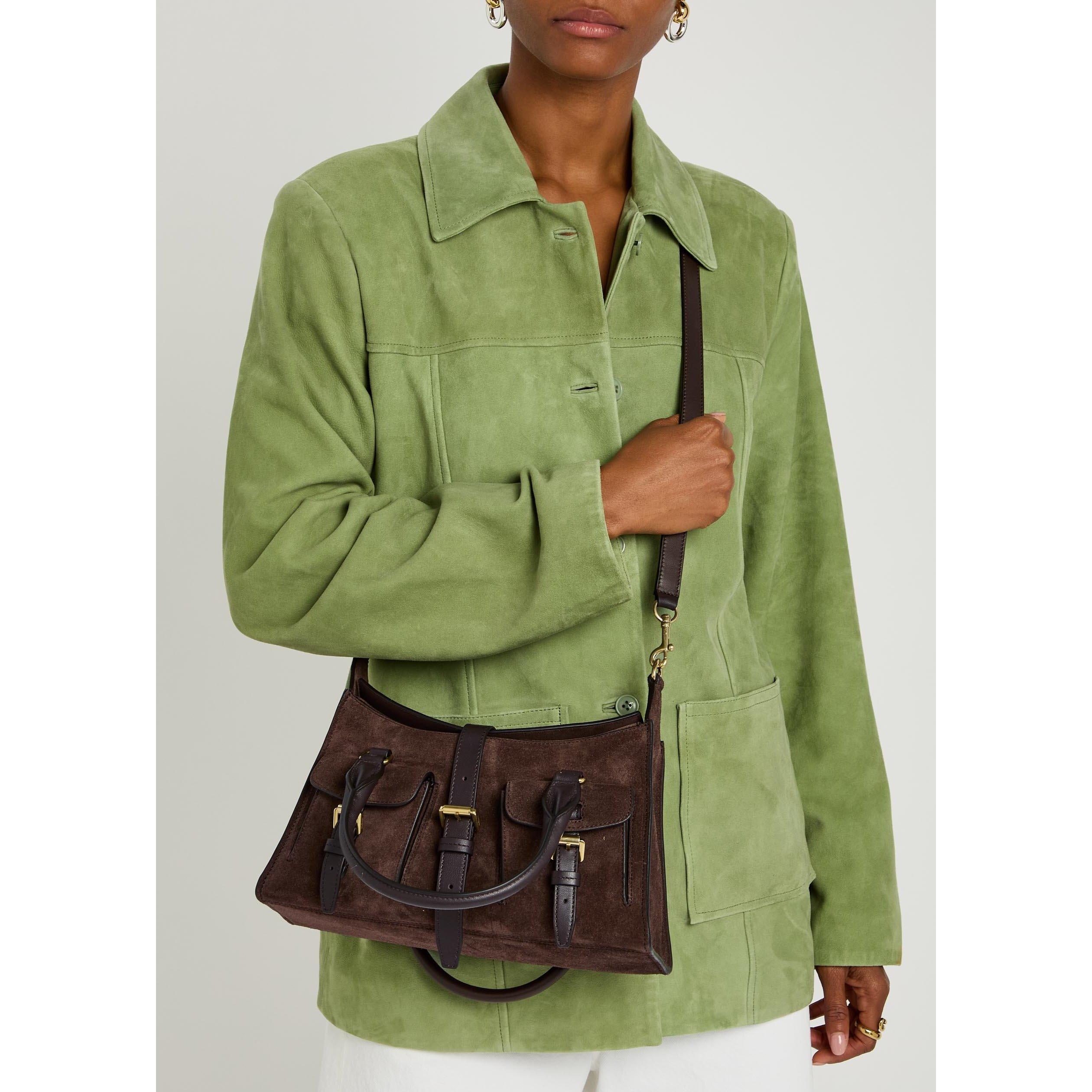 DARK BROWN - Mulberry - SMALL ROXANNE SUEDE - 3