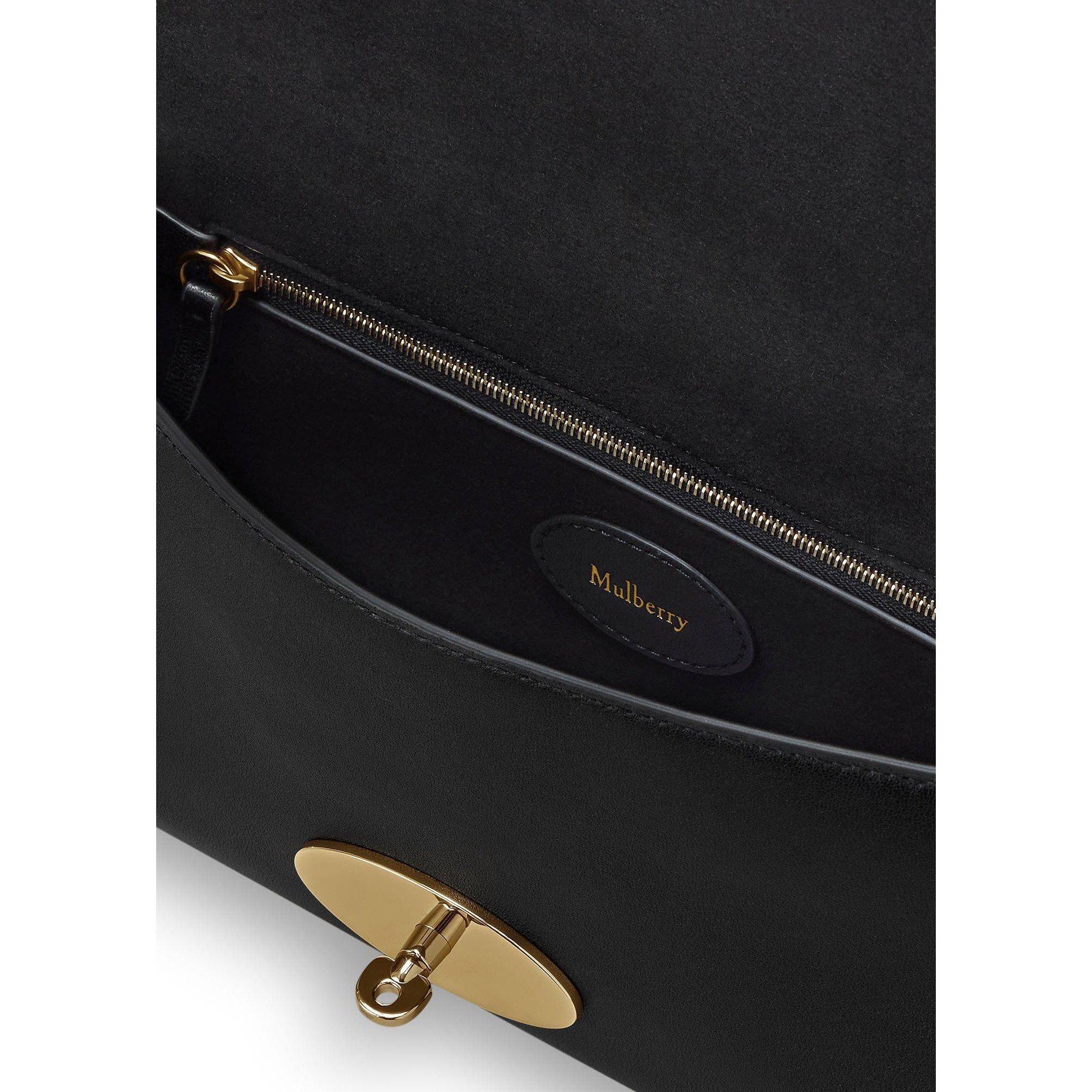 BLACK - Mulberry - Women's Lily Vesta Nappa Clutch Bag - 4