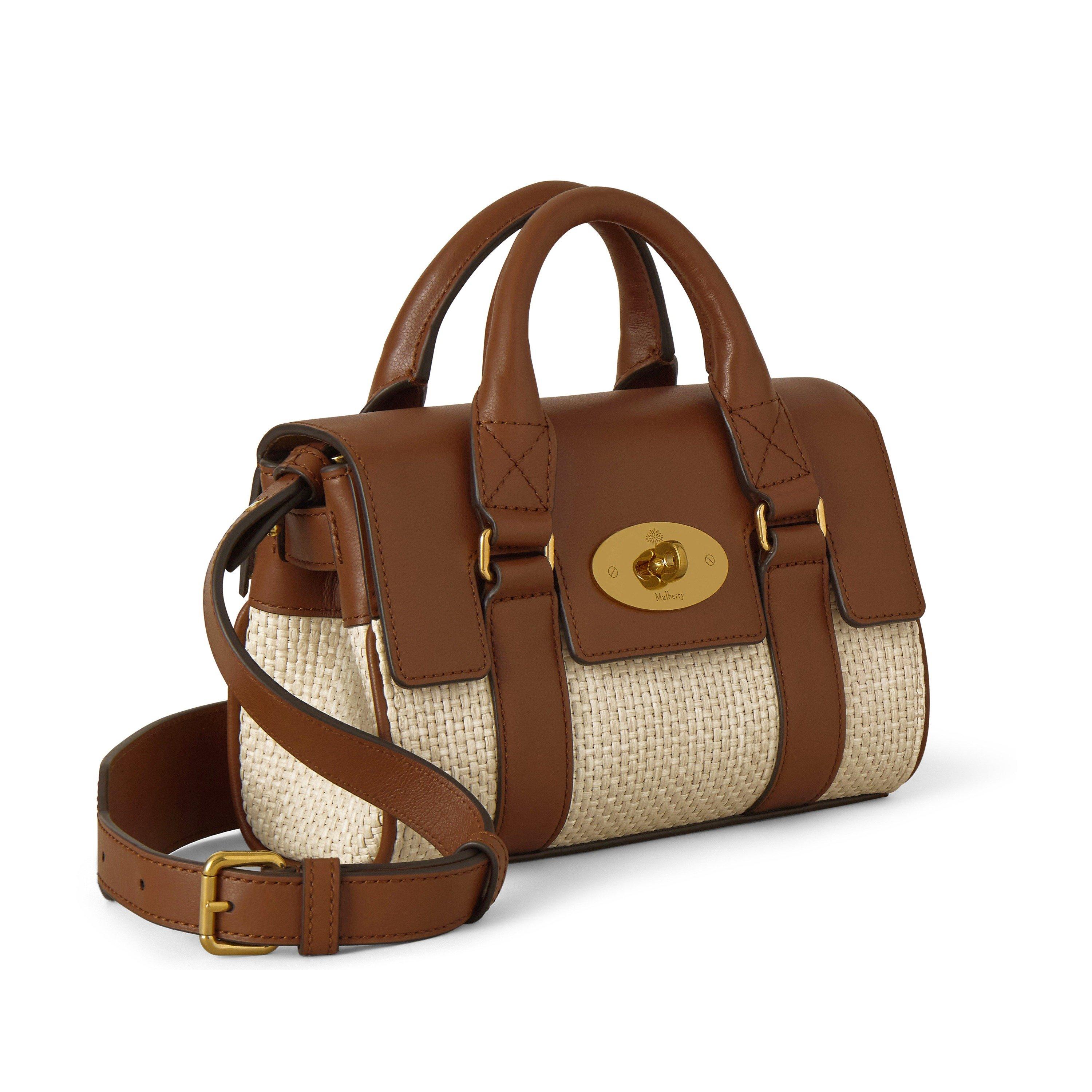CREAM AND OTHER - Mulberry - HERITAGE RAFFIA MINI BAYSWATER - 2