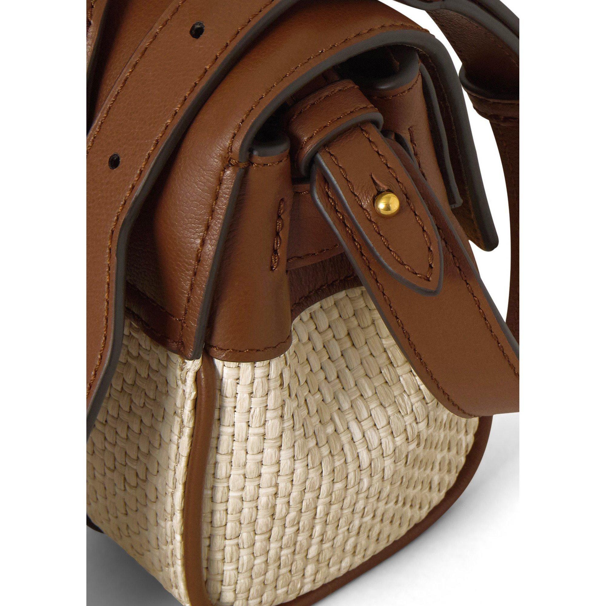 CREAM AND OTHER - Mulberry - HERITAGE RAFFIA MINI BAYSWATER - 5