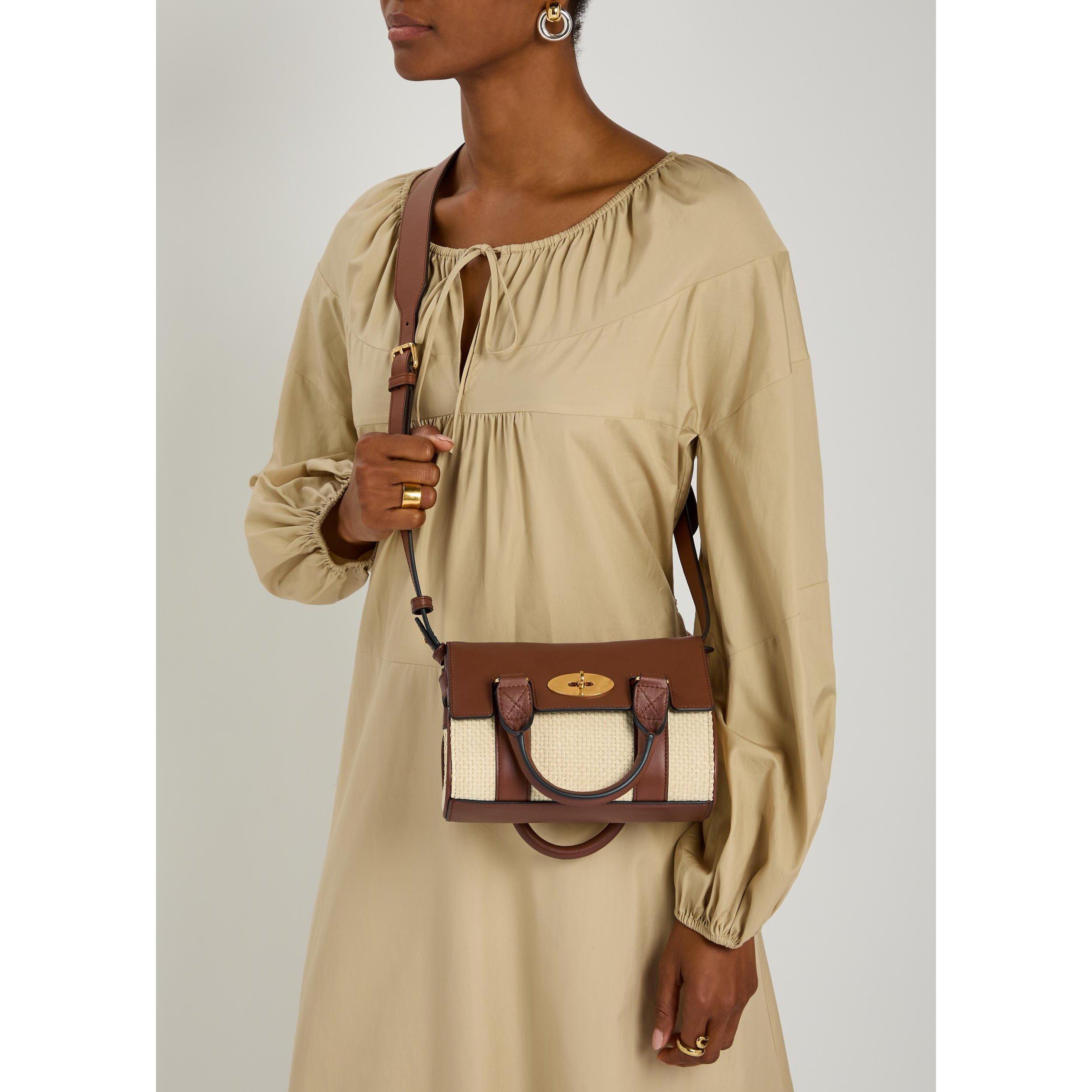 CREAM AND OTHER - Mulberry - HERITAGE RAFFIA MINI BAYSWATER - 6