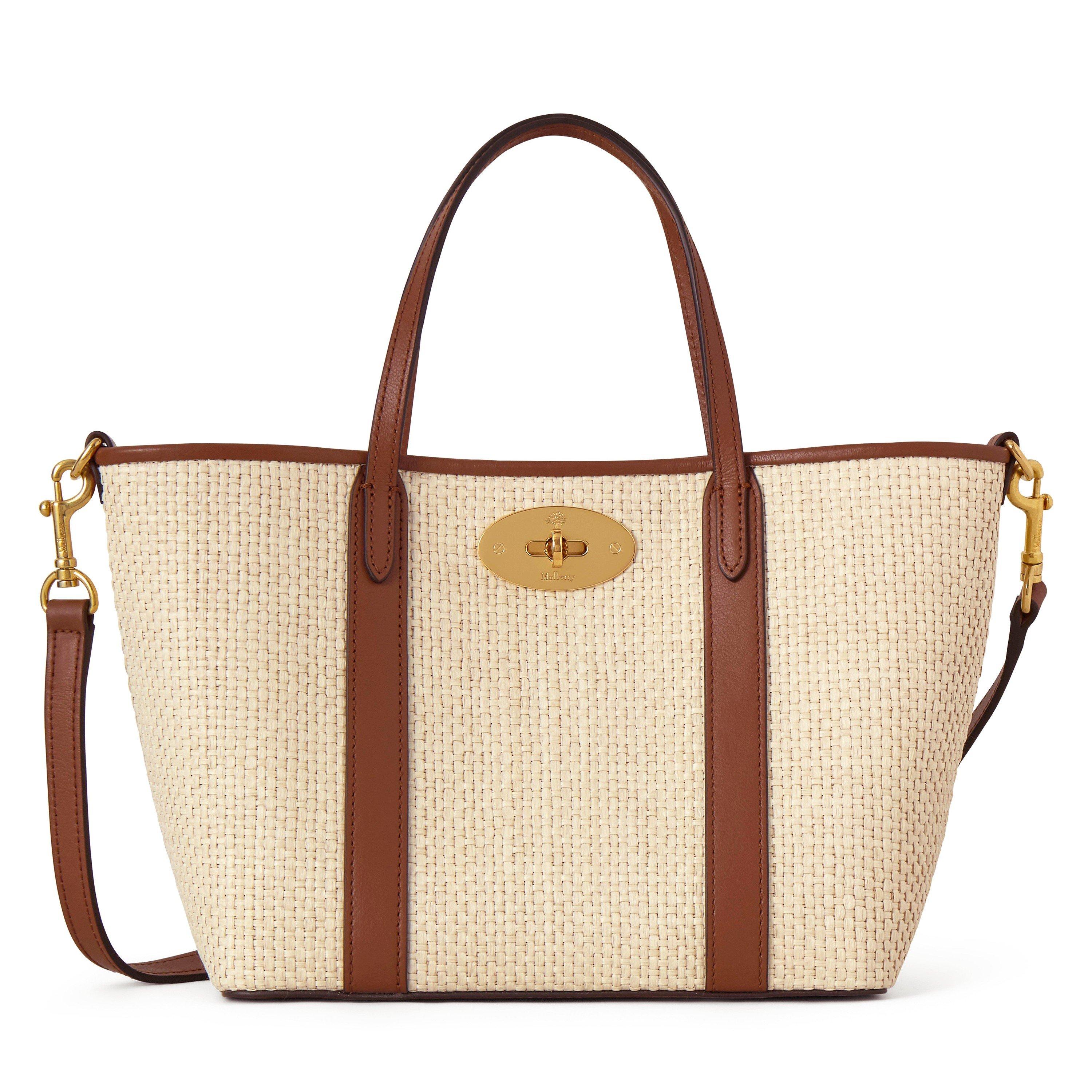 CREAM AND OTHER - Mulberry - MINI BAYSWATER TOTE RAFFIA AND - 1