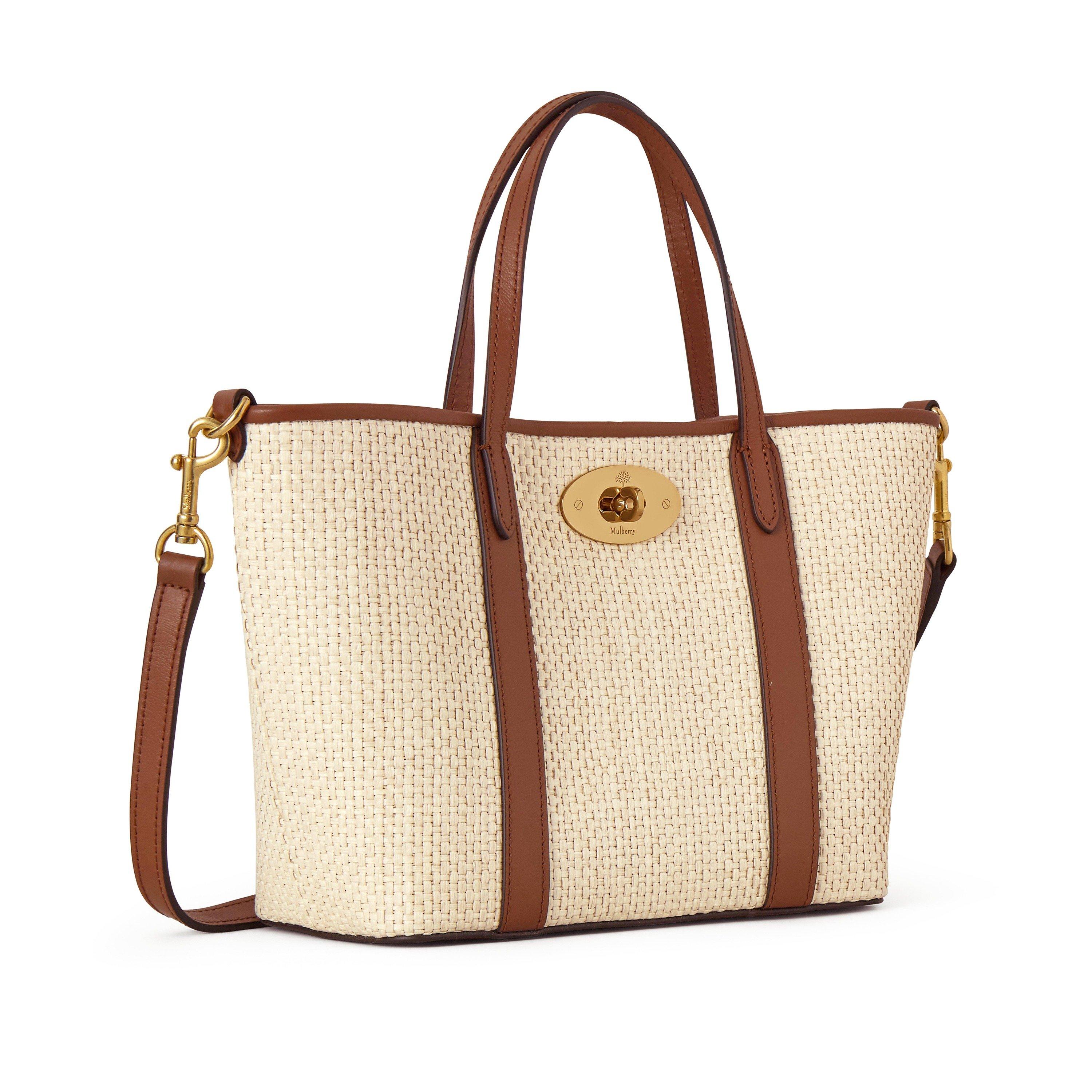 CREAM AND OTHER - Mulberry - MINI BAYSWATER TOTE RAFFIA AND - 2