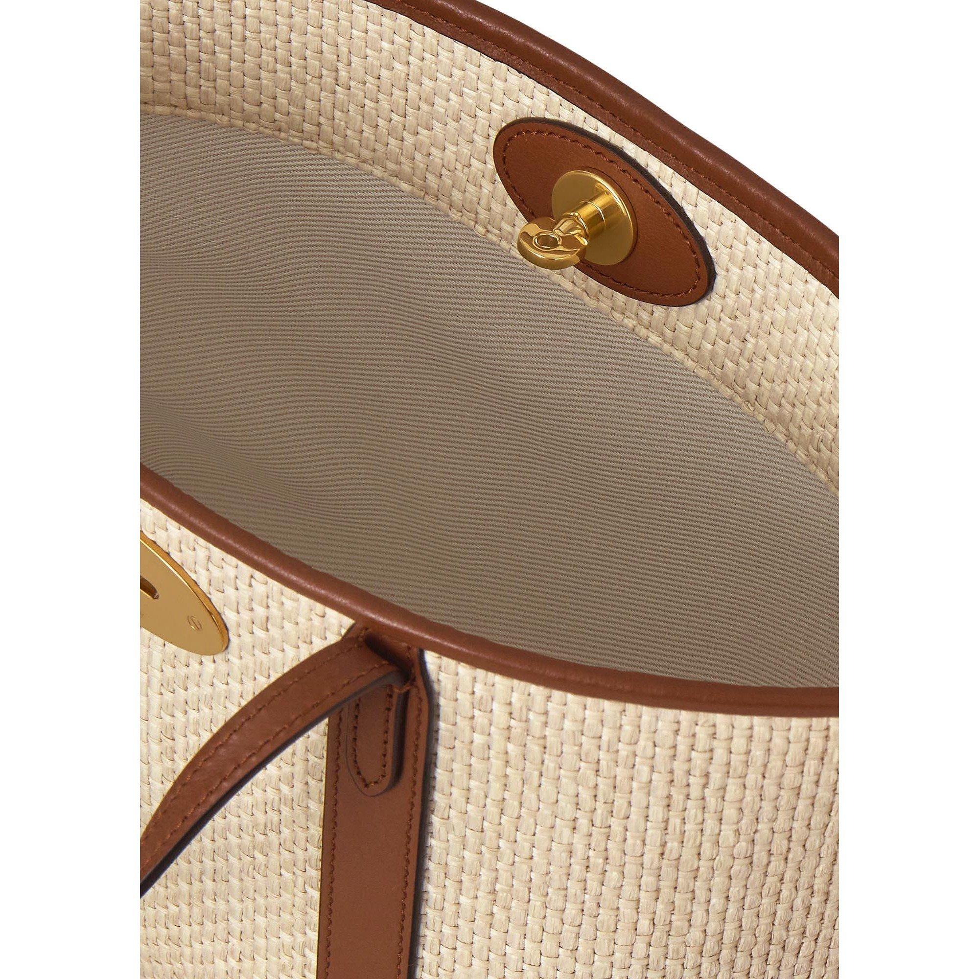 CREAM AND OTHER - Mulberry - MINI BAYSWATER TOTE RAFFIA AND - 4