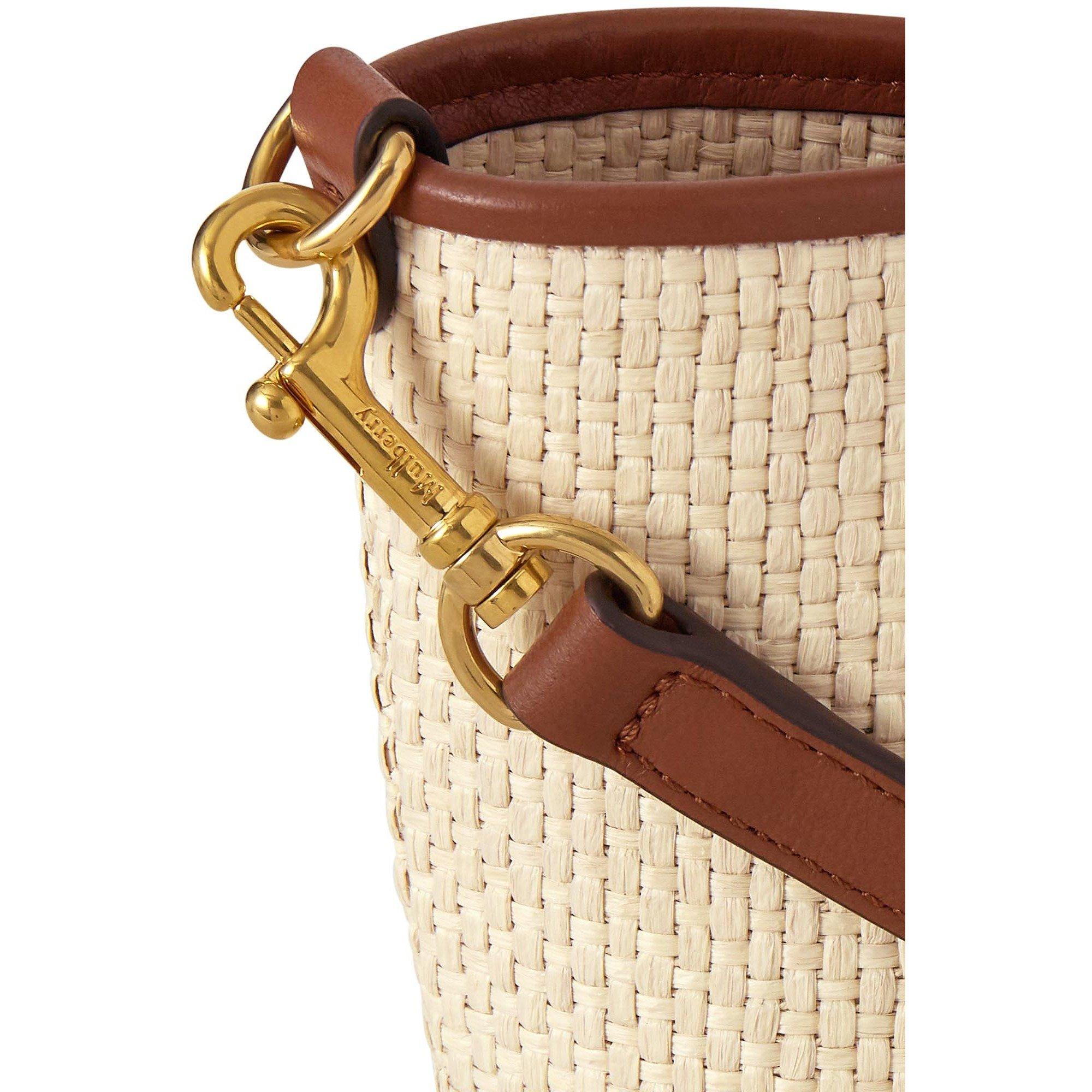 CREAM AND OTHER - Mulberry - MINI BAYSWATER TOTE RAFFIA AND - 5