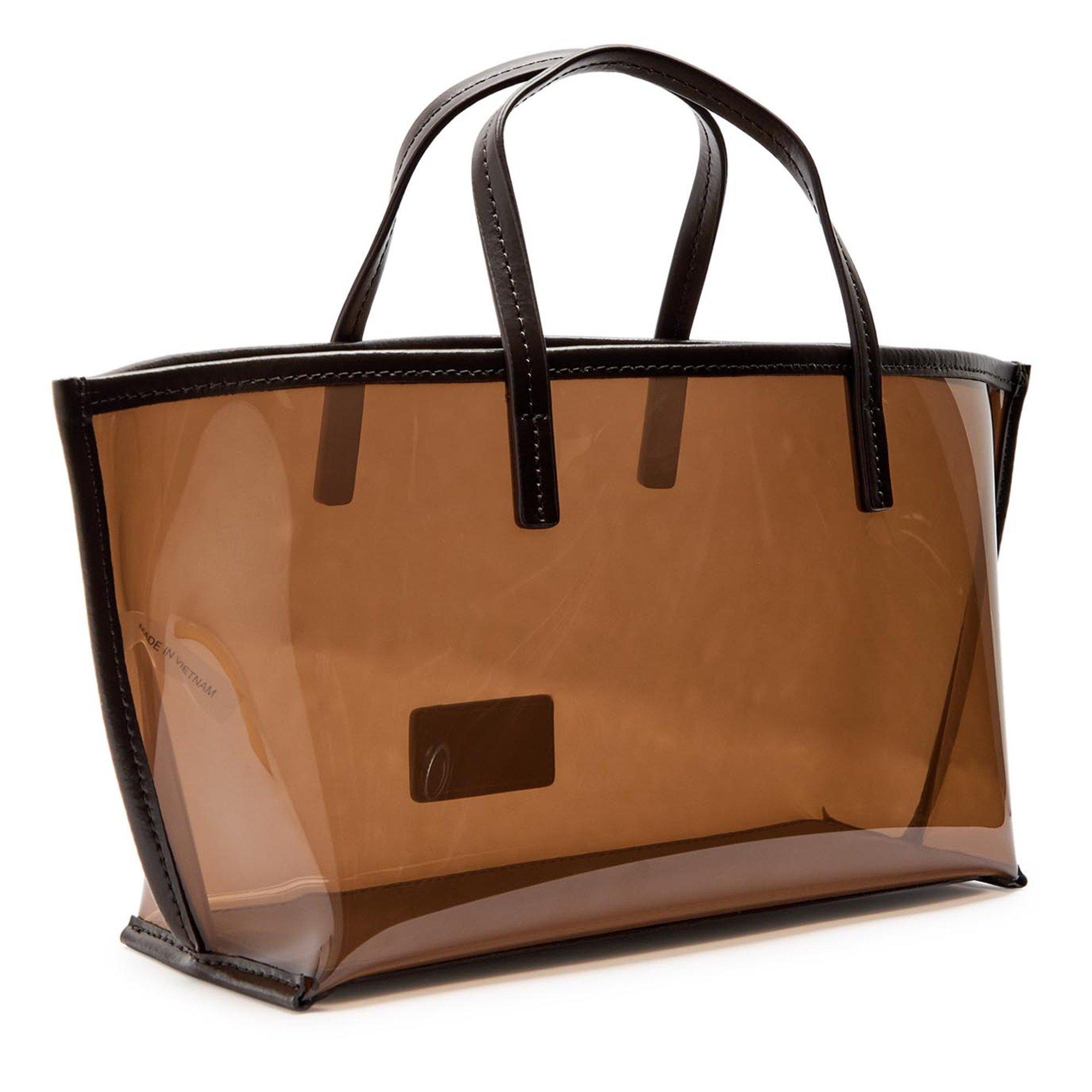 DARK BROWN - Staud - Women's Christos Mini Tote Bag - 2