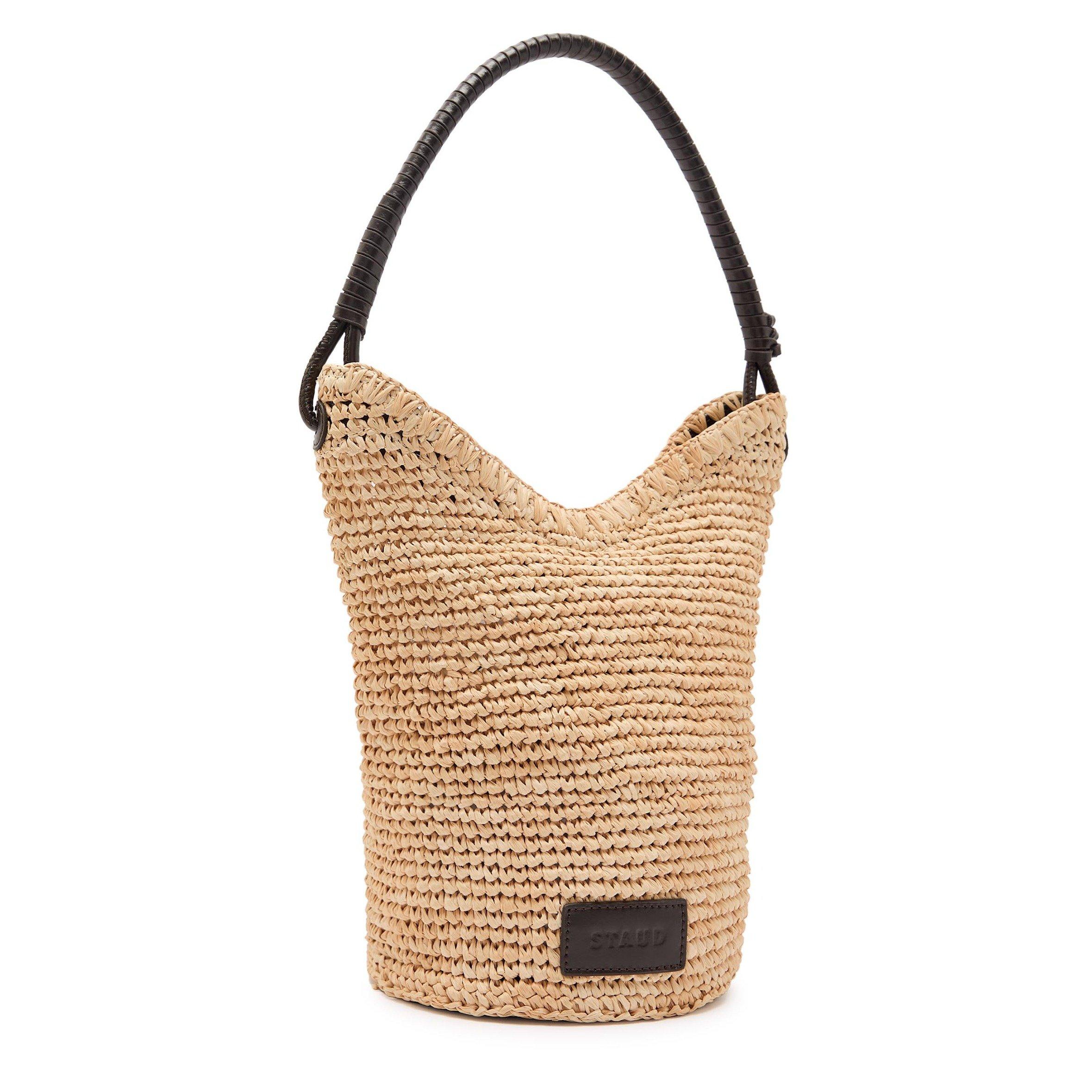 NATURAL - Staud - Women's Lani Raffia Bucket Bag - 2
