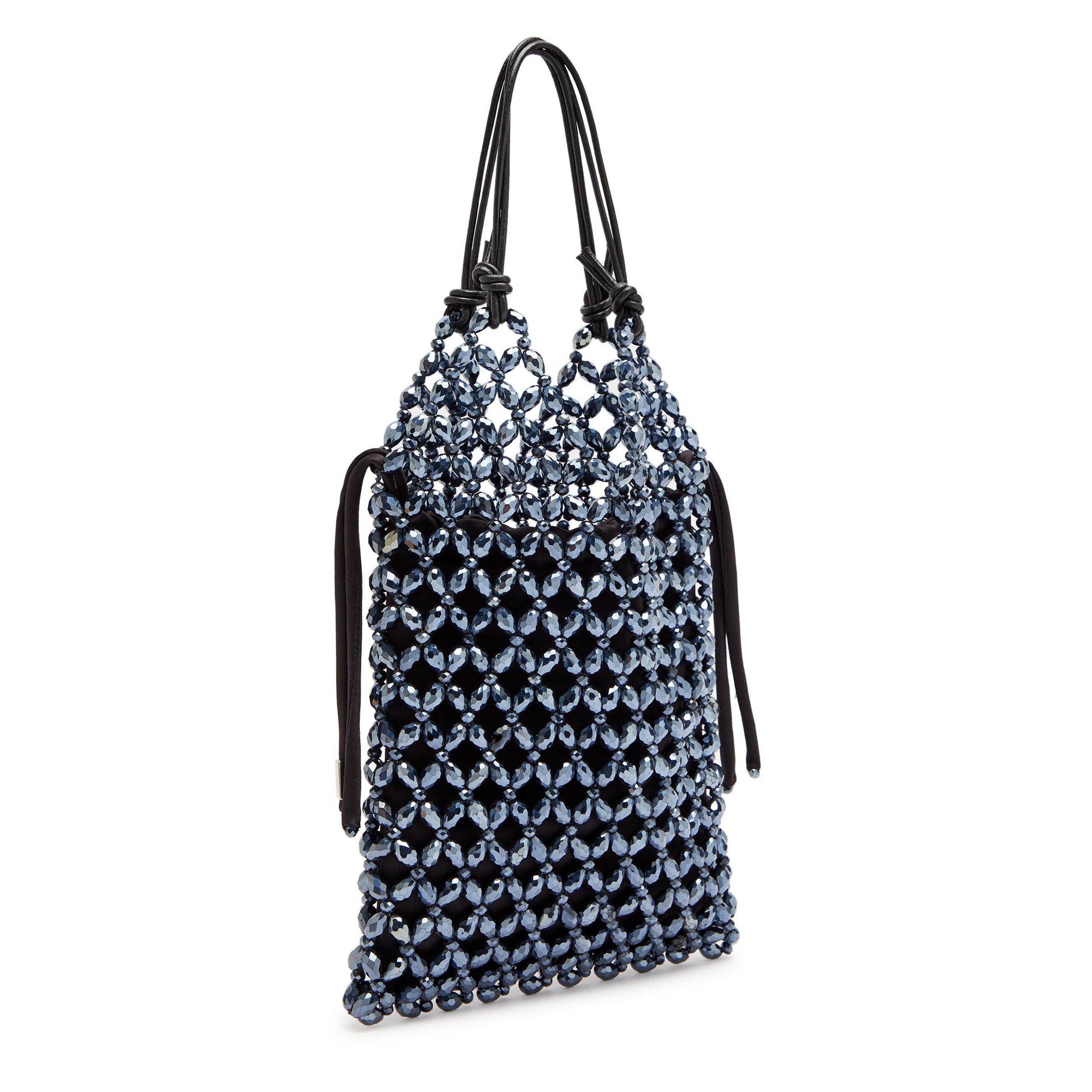 DARK BLUE - Staud - Women's Karla Leather Embellished Mini Bag - 2