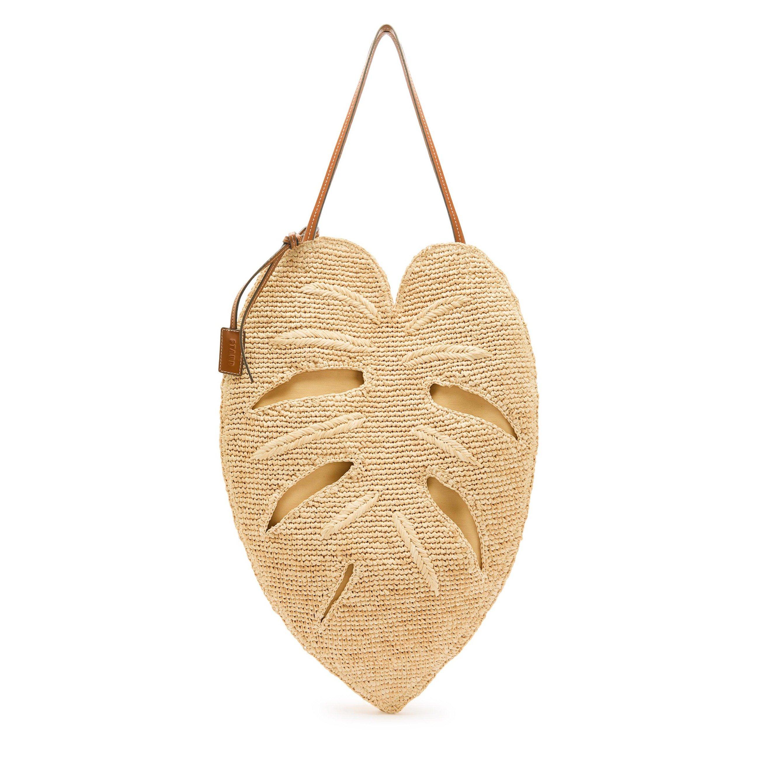 NATURAL - Staud - LARGE PALM RAFFIA BAG