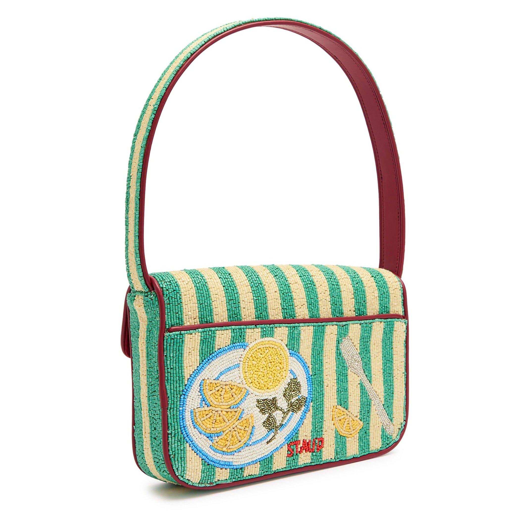 GREEN - Staud - TOMMY BEADED BAG - 2