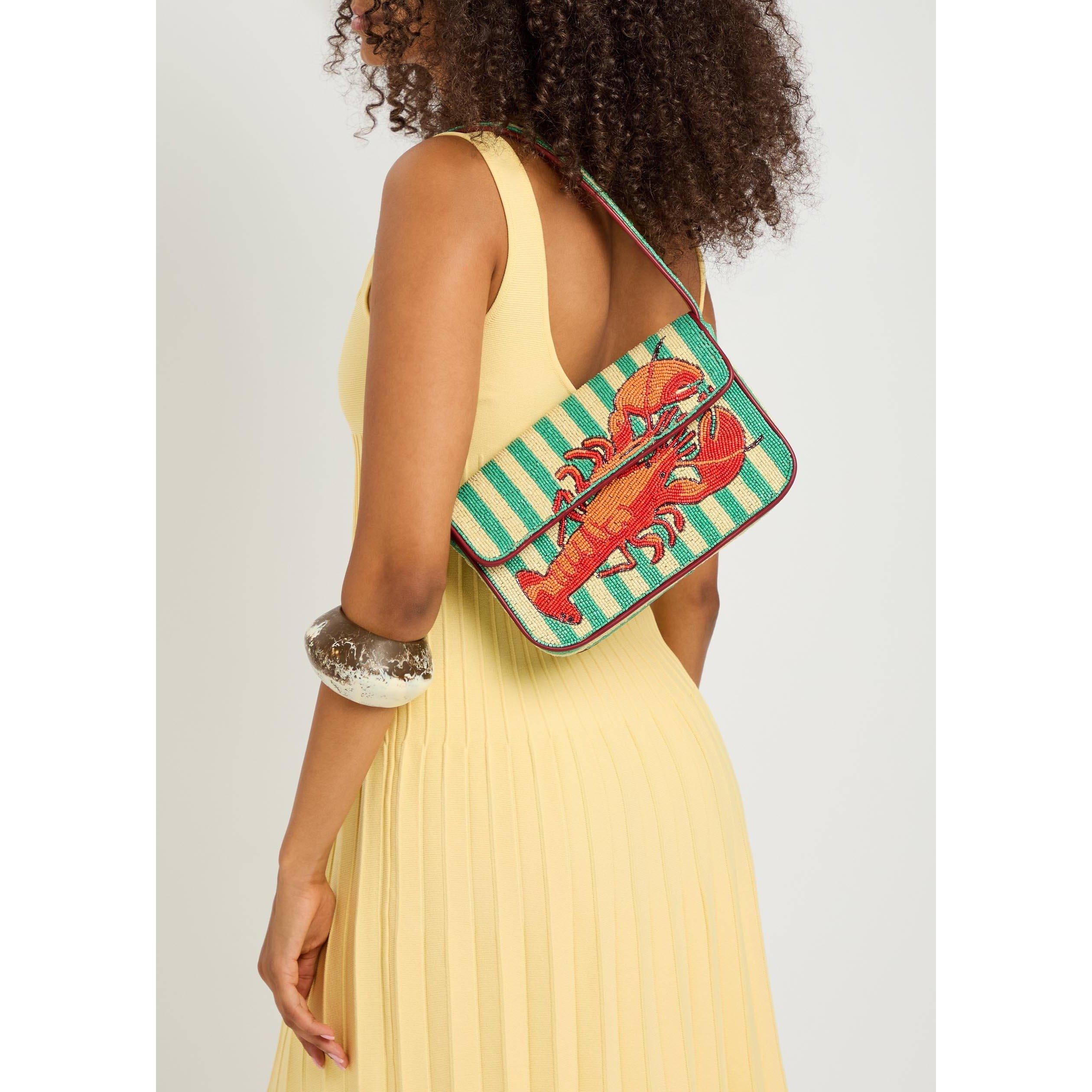 GREEN - Staud - TOMMY BEADED BAG - 3