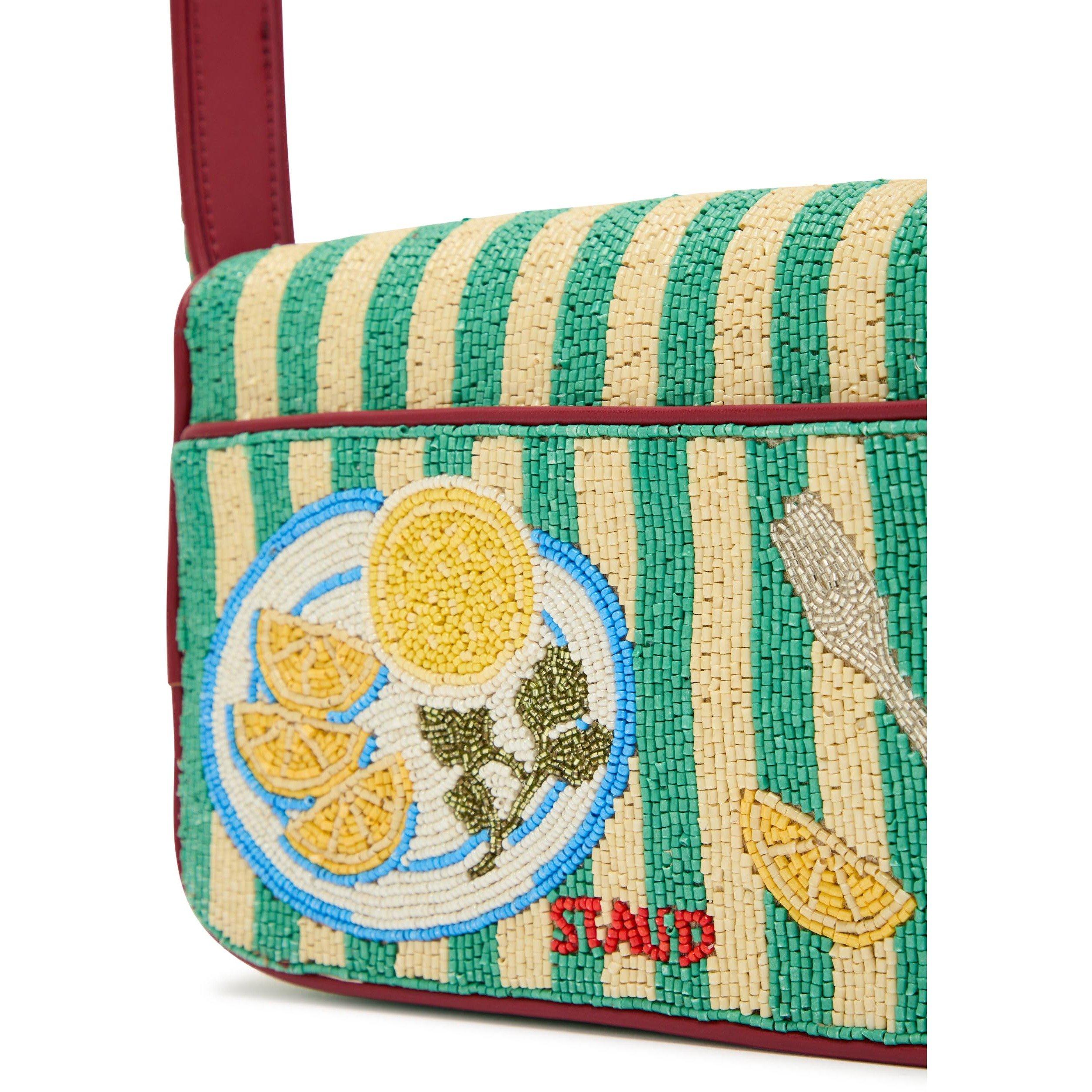 GREEN - Staud - TOMMY BEADED BAG - 4