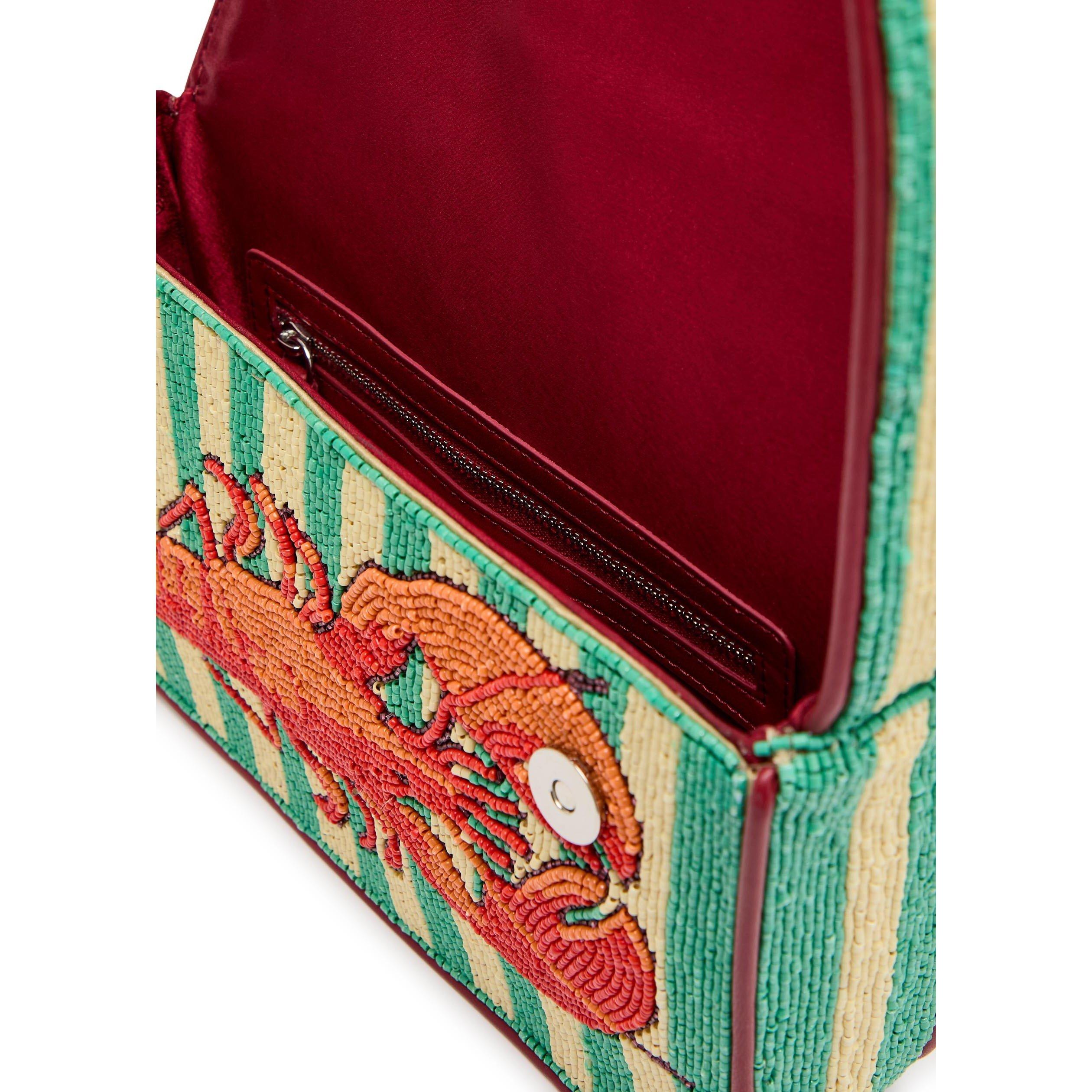 GREEN - Staud - TOMMY BEADED BAG - 5
