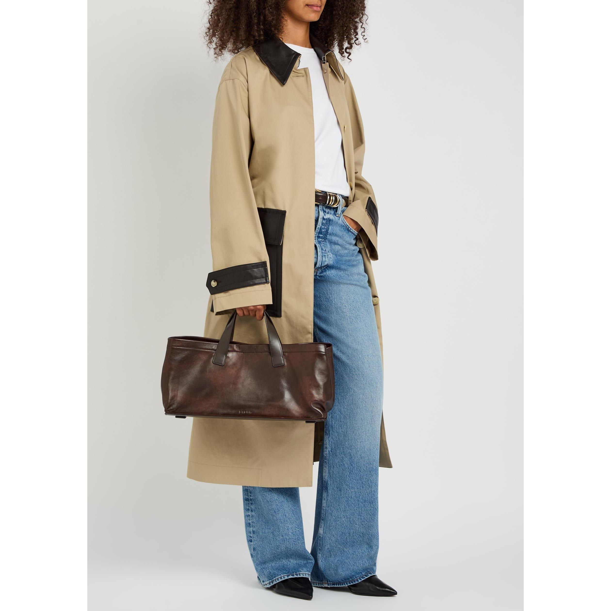 DARK BROWN - Staud - PORT TOTE - 3