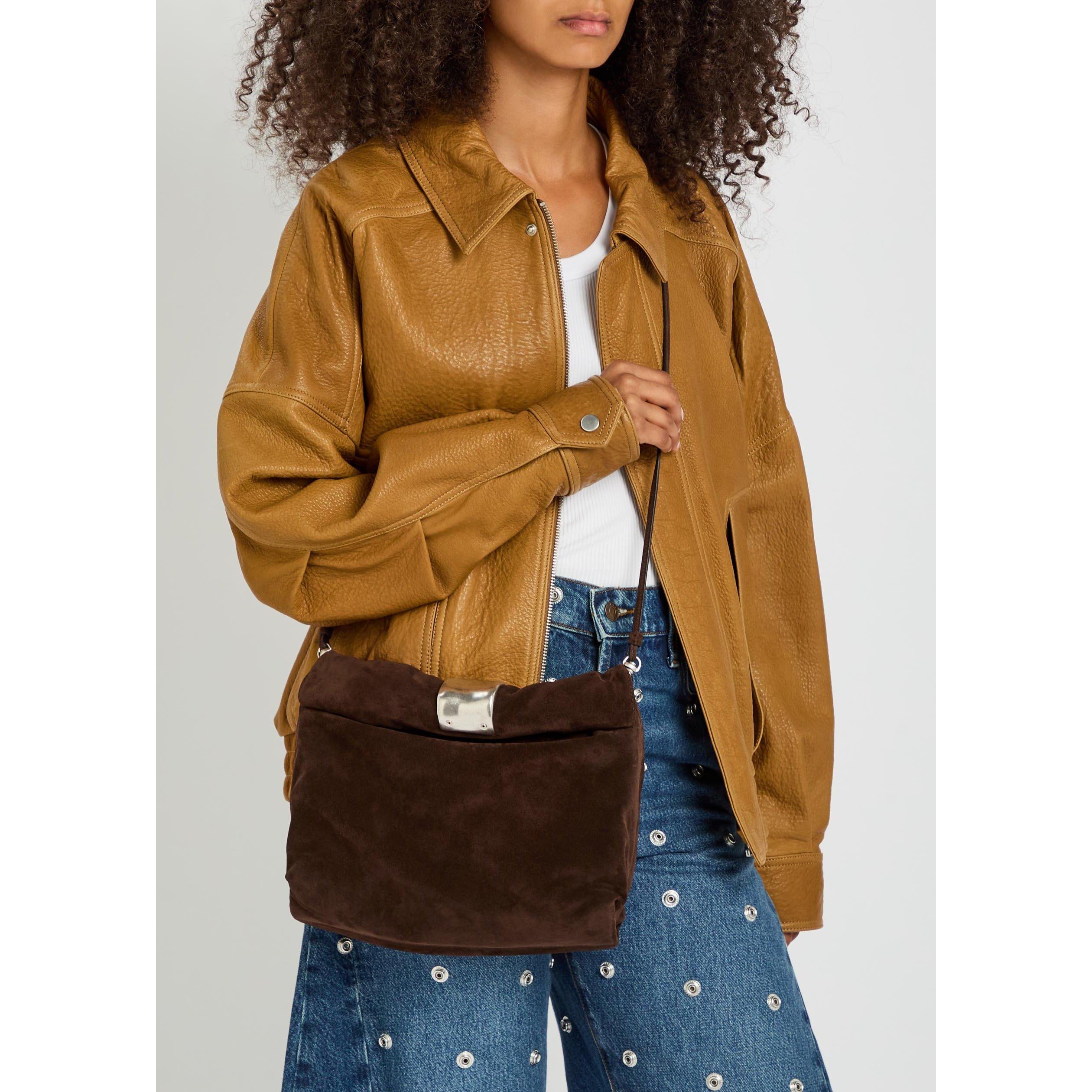 DARK BROWN - Staud - CUFF CLUTCH - 3