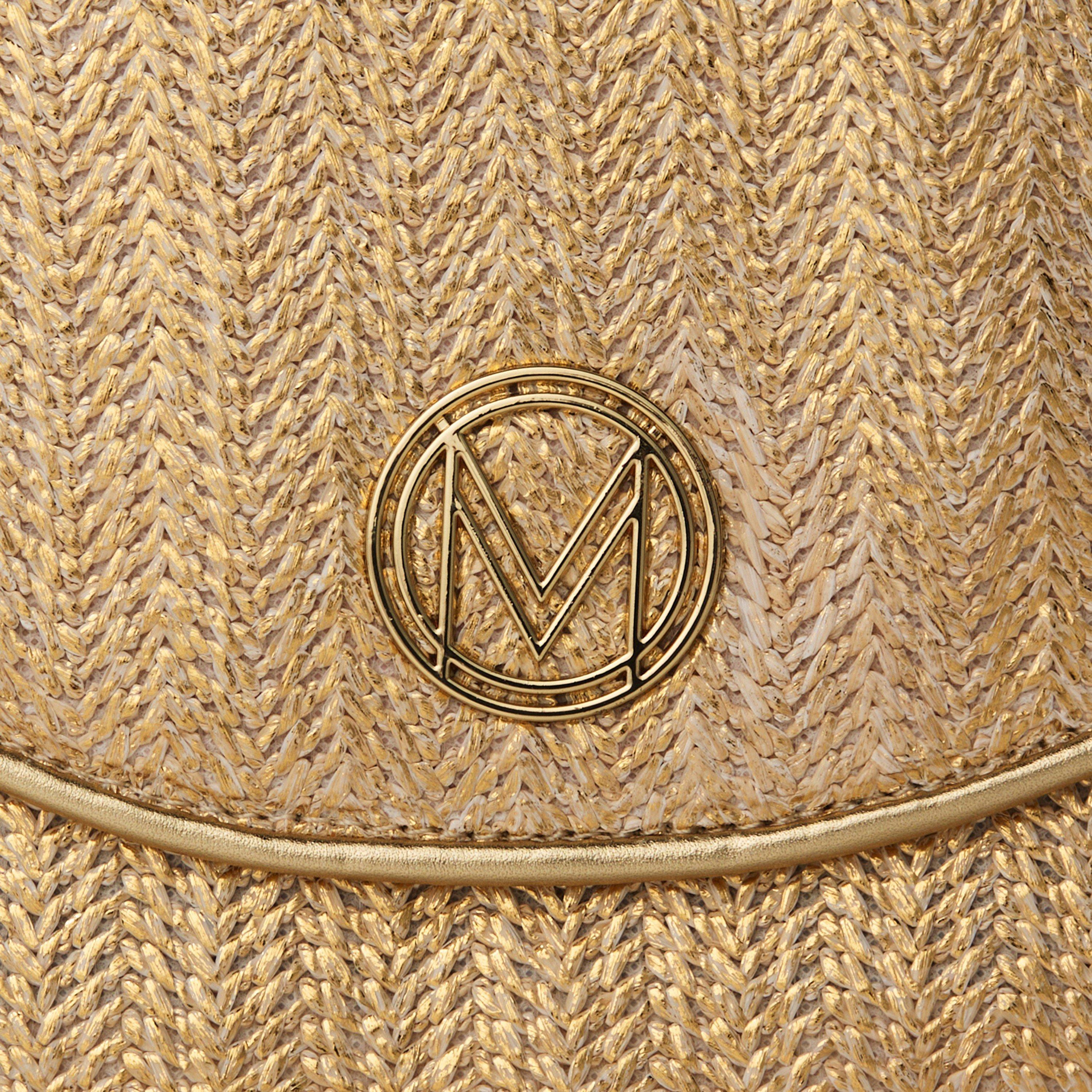 GOLD - Melissa Odabash - B BURANO STRAW CLUTCH BAG - 3