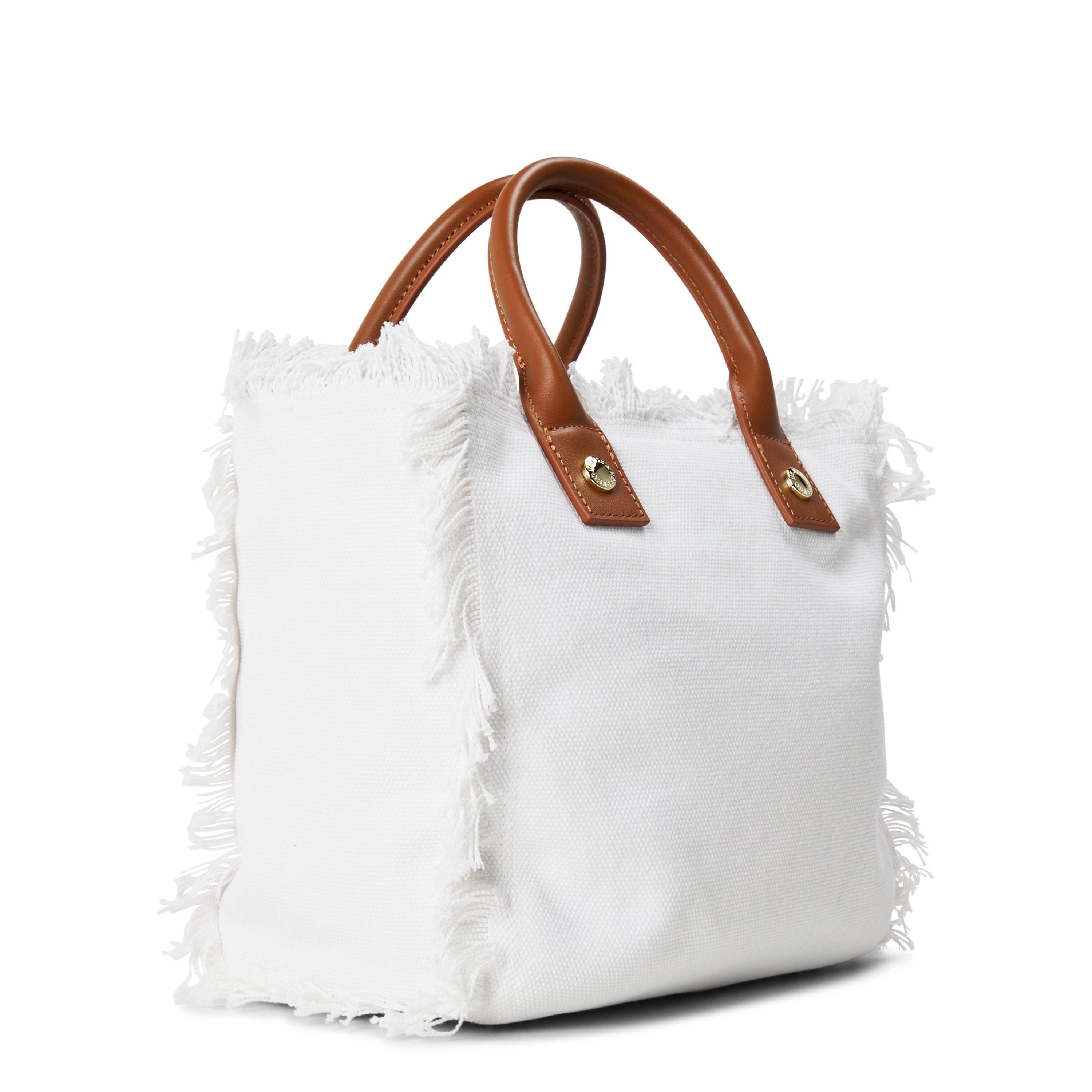 WHITE AND OTHER - Melissa Odabash - B PORTO CERVO RAW HEM BAG - 2
