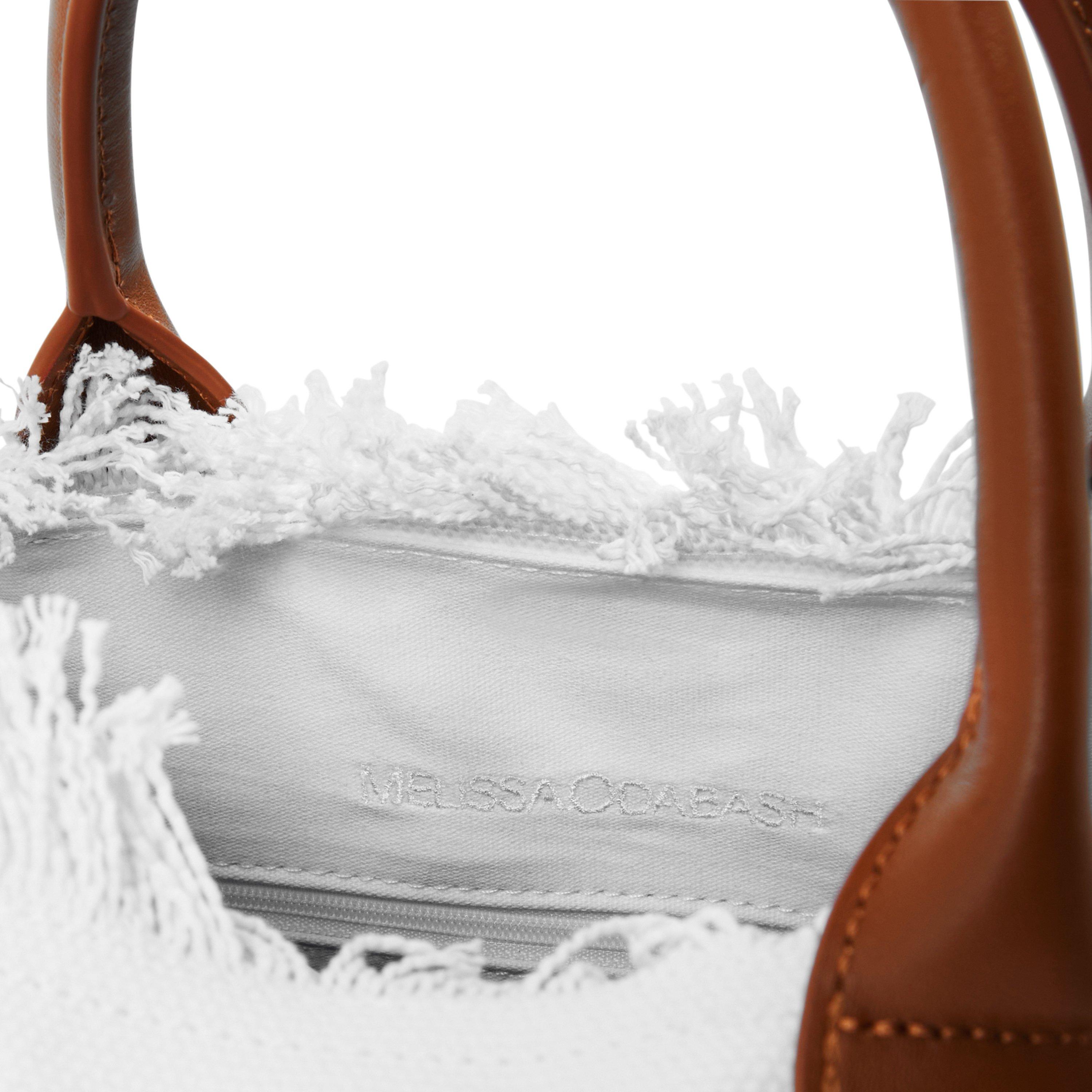 WHITE AND OTHER - Melissa Odabash - B PORTO CERVO RAW HEM BAG - 4