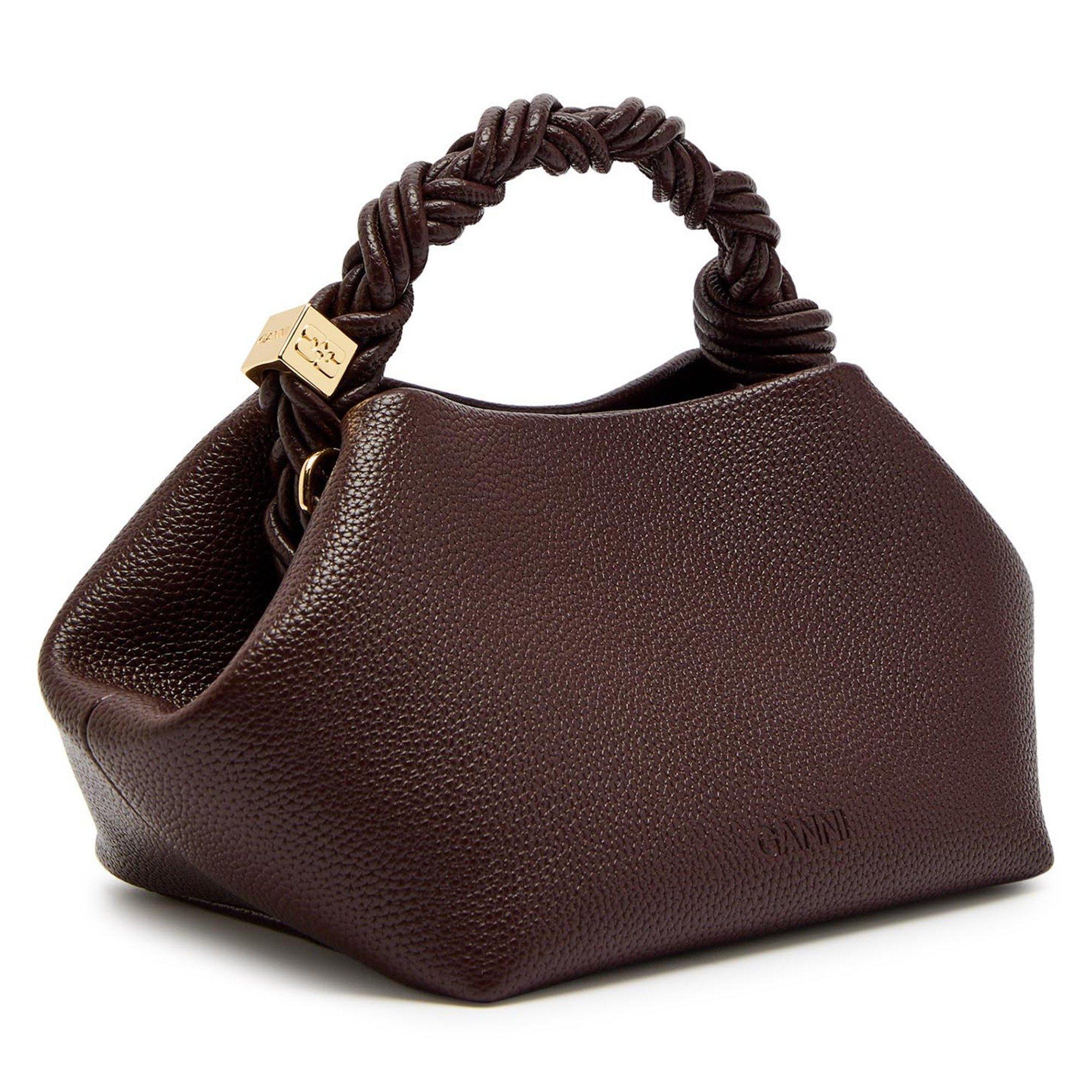 BROWN - Ganni - Ganni Bou Bag Small Grained - 2