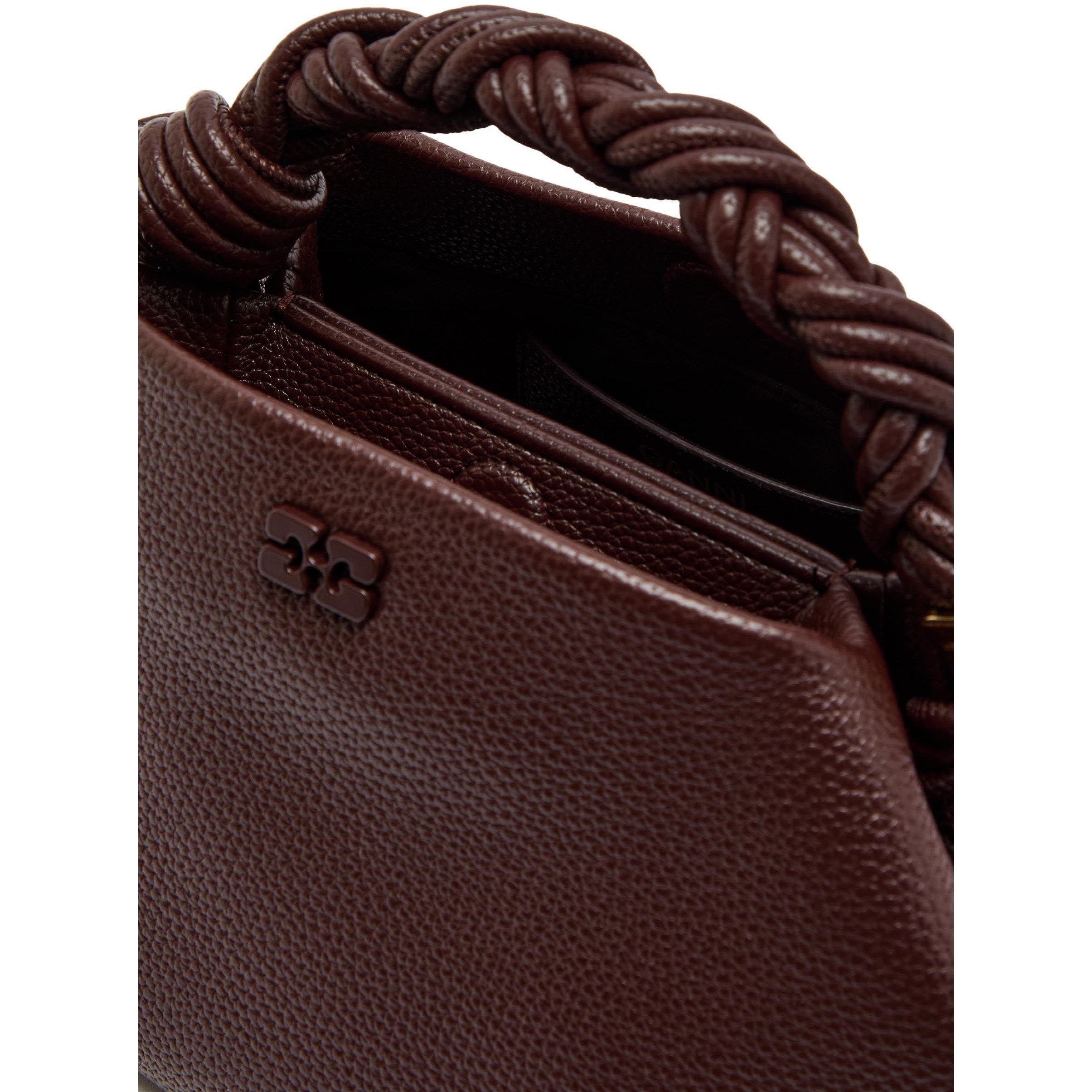 BROWN - Ganni - Ganni Bou Bag Small Grained - 5