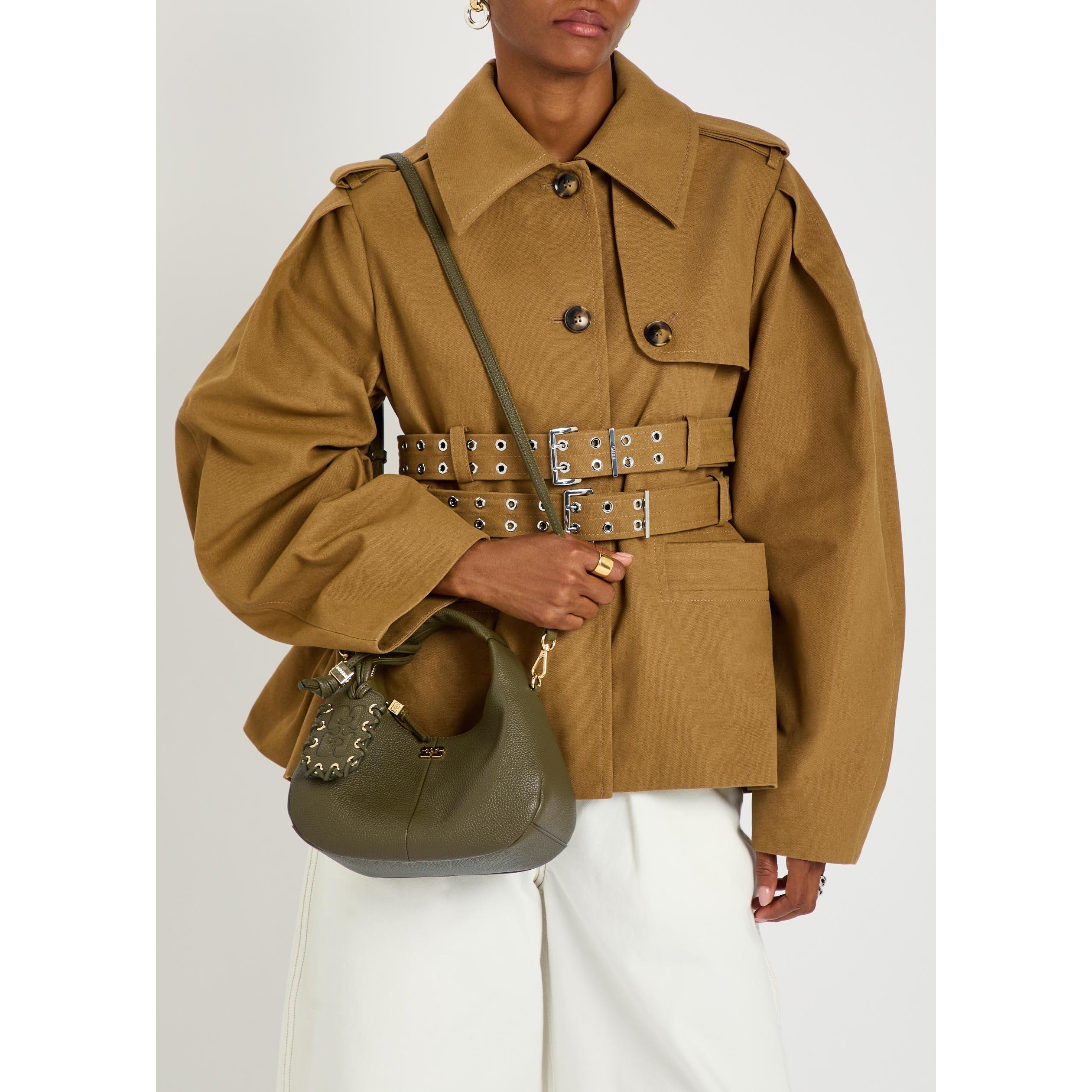 OLIVE - Ganni - Hobo Mini Grained - 3